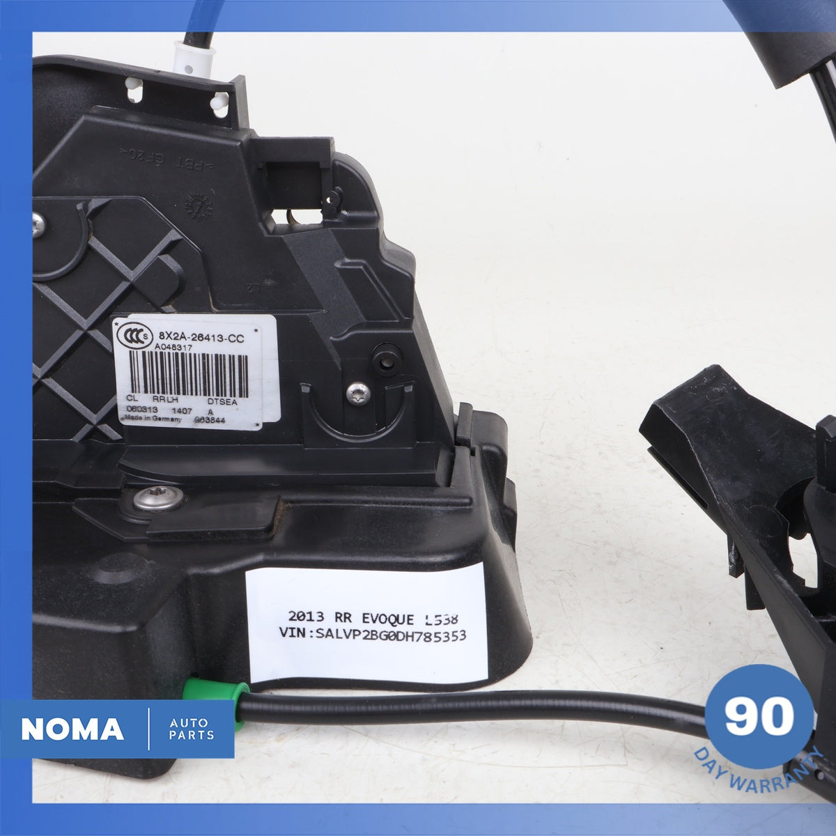 12-19 Range Rover Evoque L538 Rear Left Door Lock Latch Actuator w/ Bracket OEM - photo 5