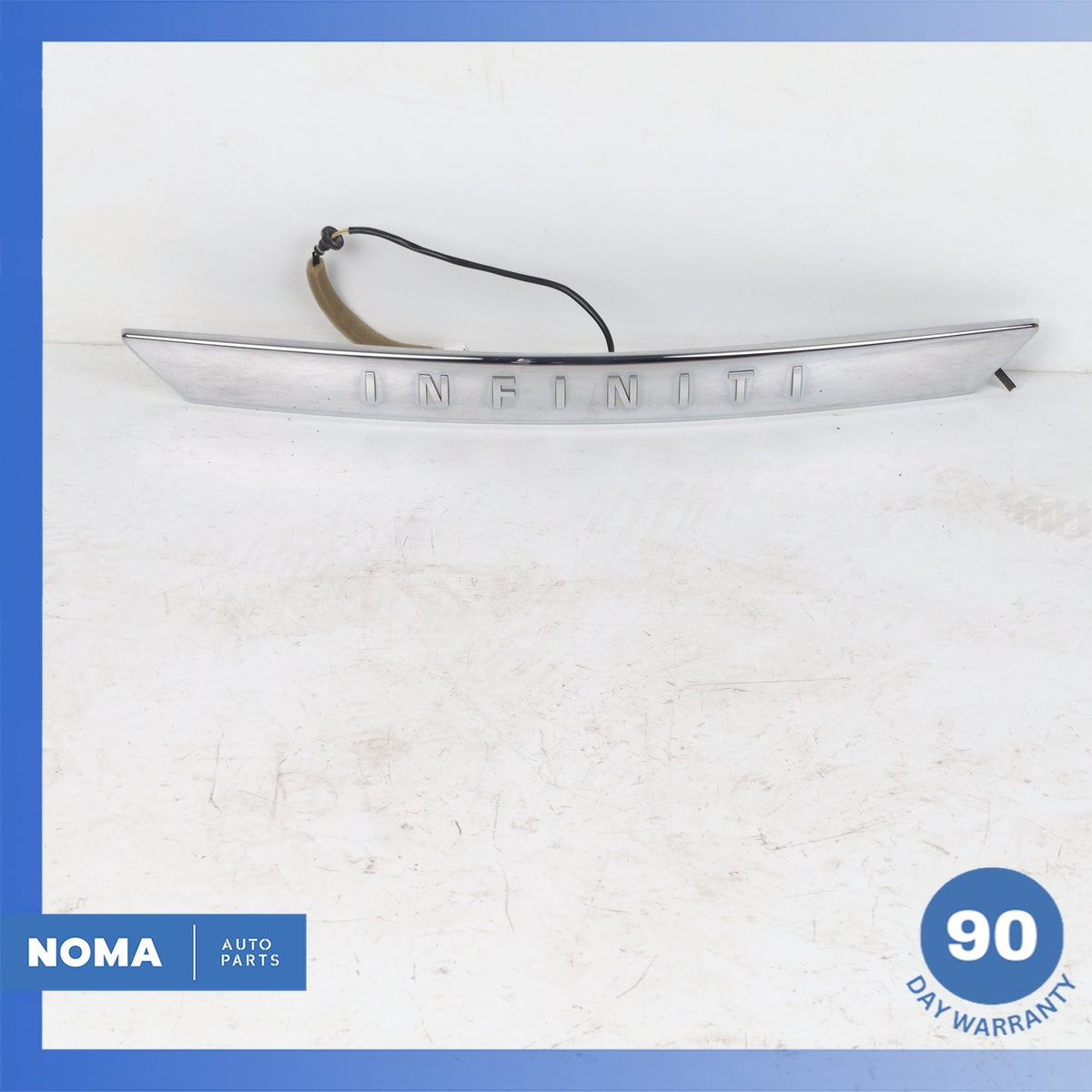 11-24 Infiniti Z62 QX80 Trunk Bezel License Plate Light Lamp Trim Chrome OEM - photo 1
