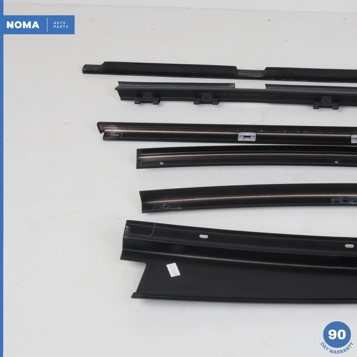 03-12 Range Rover L322 Rear Left Outer Door Window Molding Frame Set w/ Seal OEM - photo 8