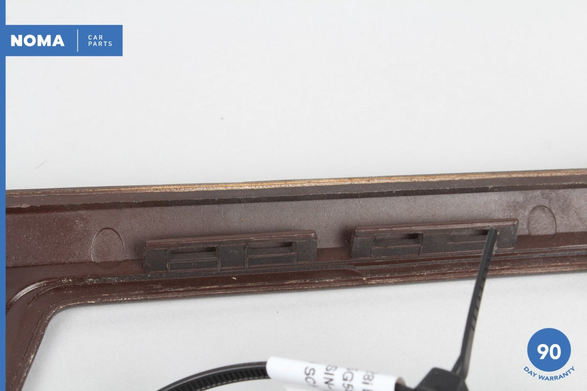 07-12 BMW 328i E90 Front Left Driver Side Dashboard Molding Wood Walnut OEM - photo 12