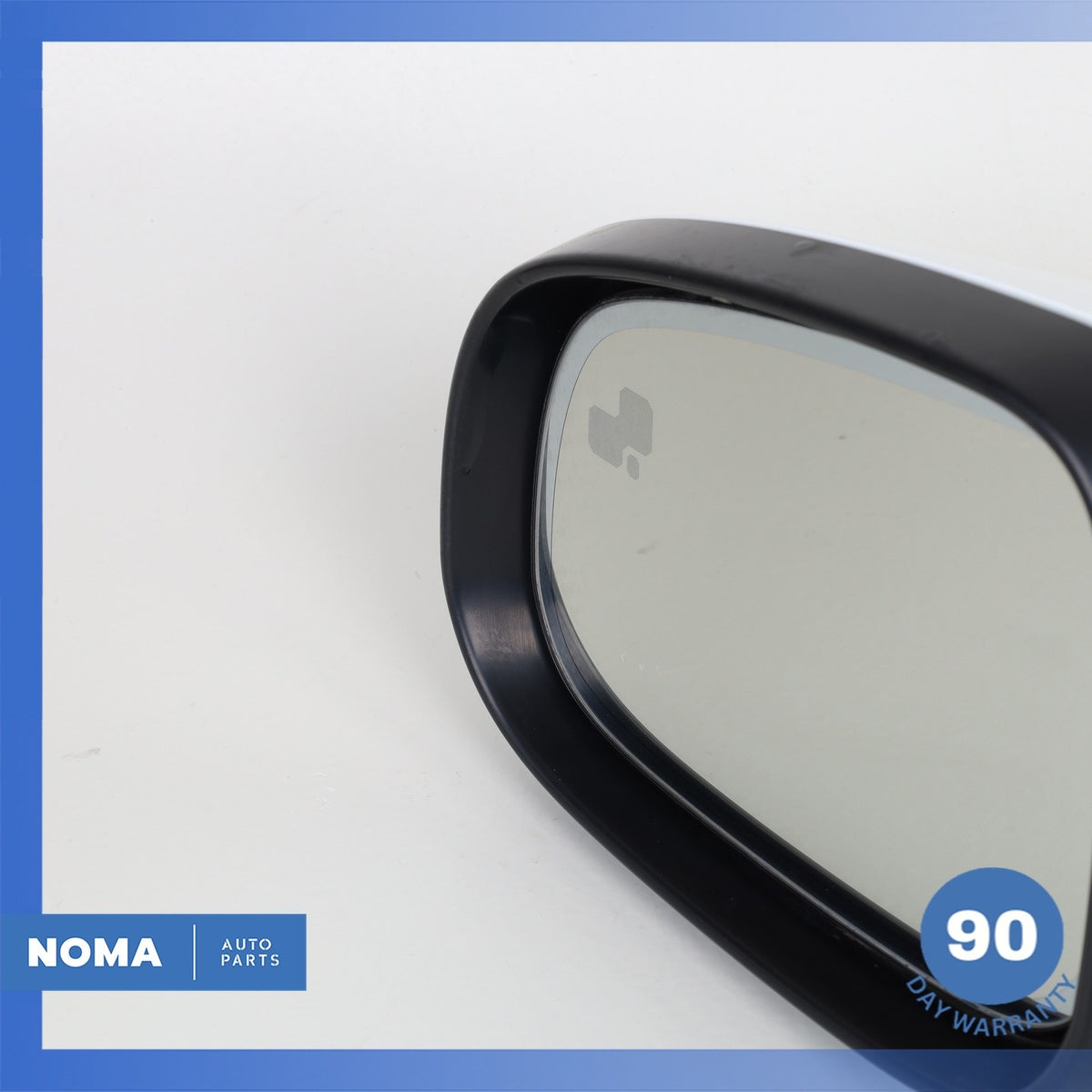 10-15 Jaguar X250 XF XFR Left Driver Rear View Mirror w/ Blind Spot White OEM - photo 10