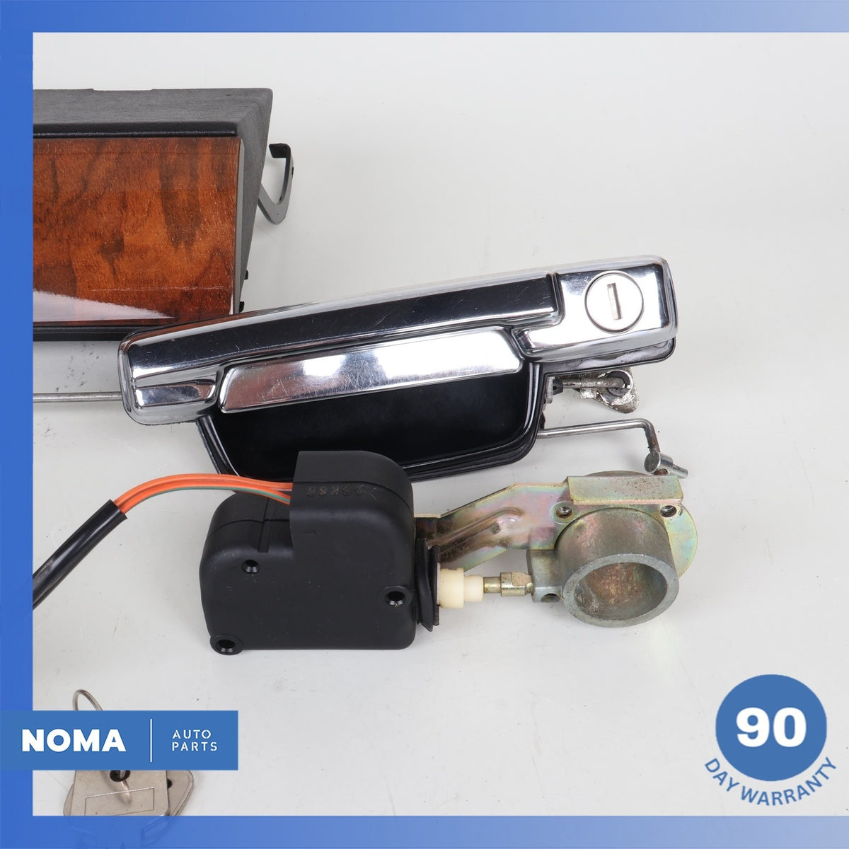 89-91 Jaguar XJS Cabrio Ignition Lock Barrel w/ Key Set & Door Handles OEM 68k - photo 3