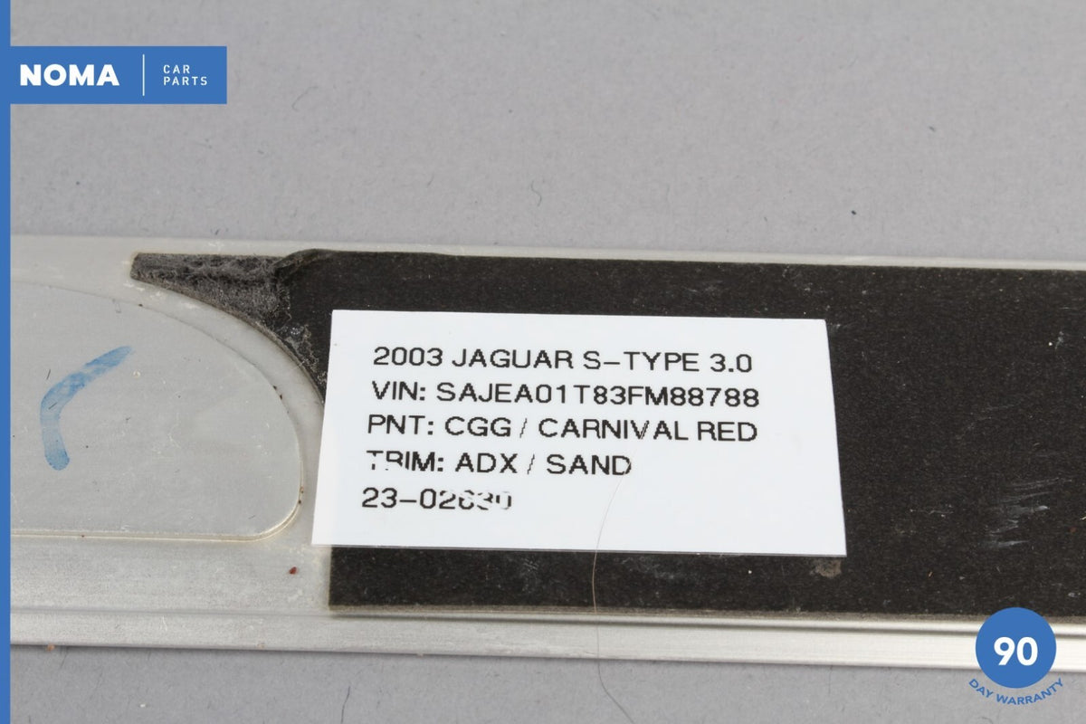03-05 Jaguar S-Type X202 Front Right or Left Door Scuff Tread Panel Trim OEM - photo 17