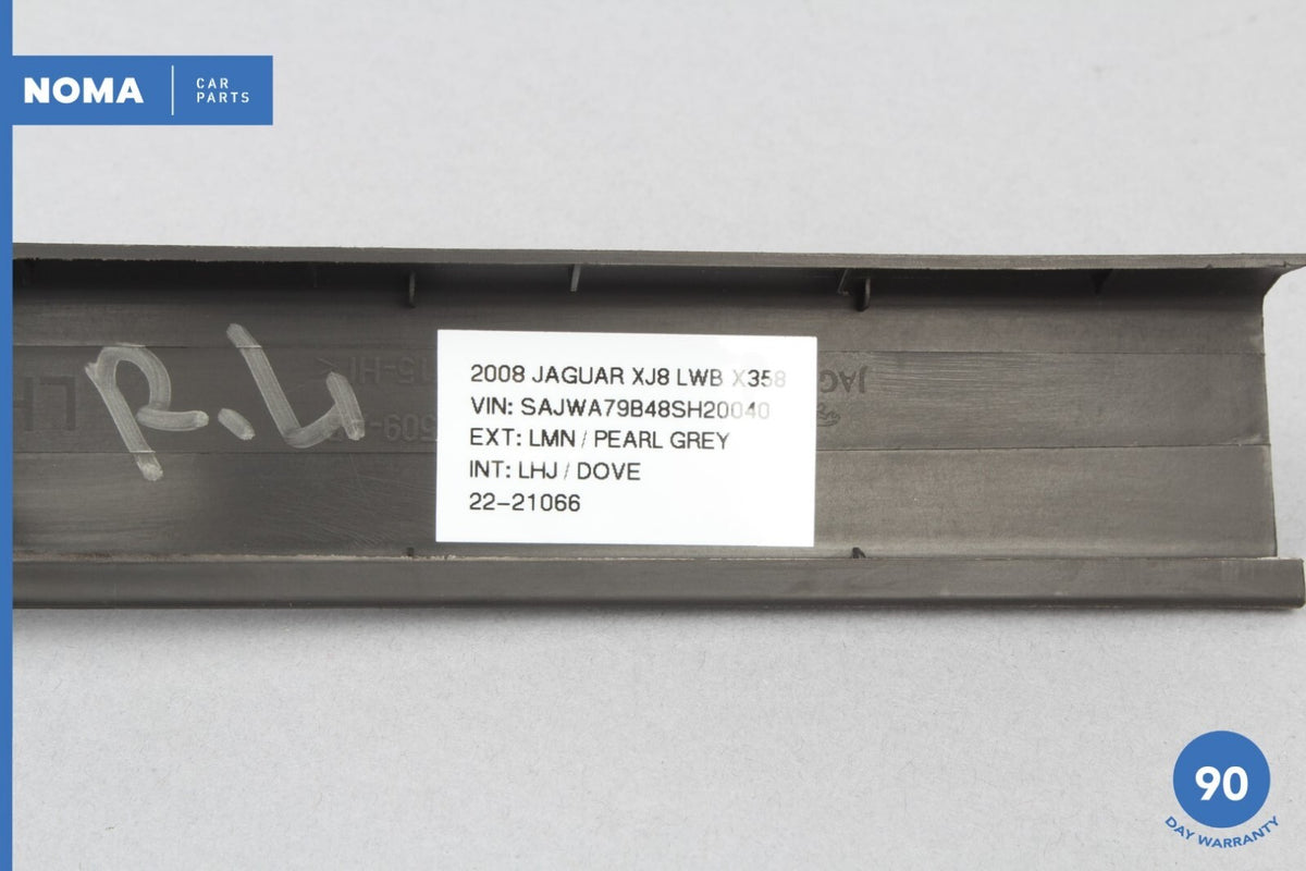 04-09 Jaguar XJ8 VDP X350 X358 Rear Left Side Inner Door Infill Panel Trim OEM - photo 12
