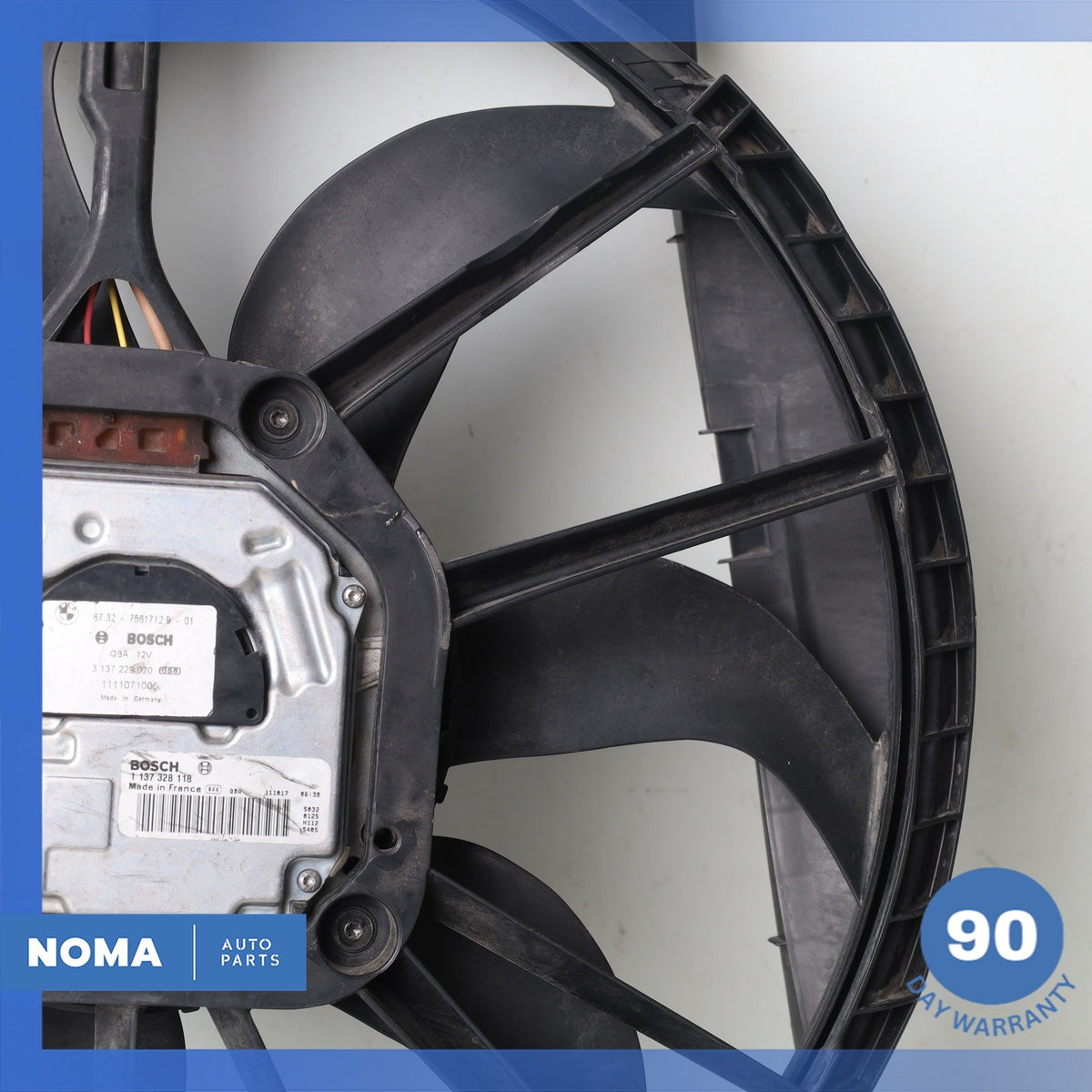 07-16 BMW E89 Z4 335i Engine Radiator Cooling Fan Assembly 17427545366 OEM - photo 7