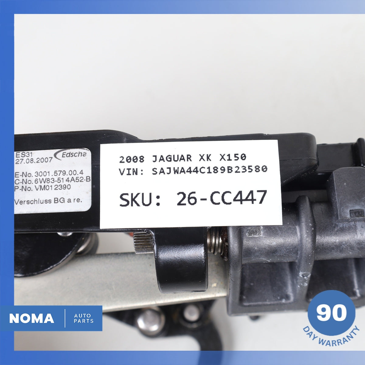 07-15 Jaguar X150 XKR XK Convertible Top Roof Lock Latch Actuator Right Side OEM - photo 12