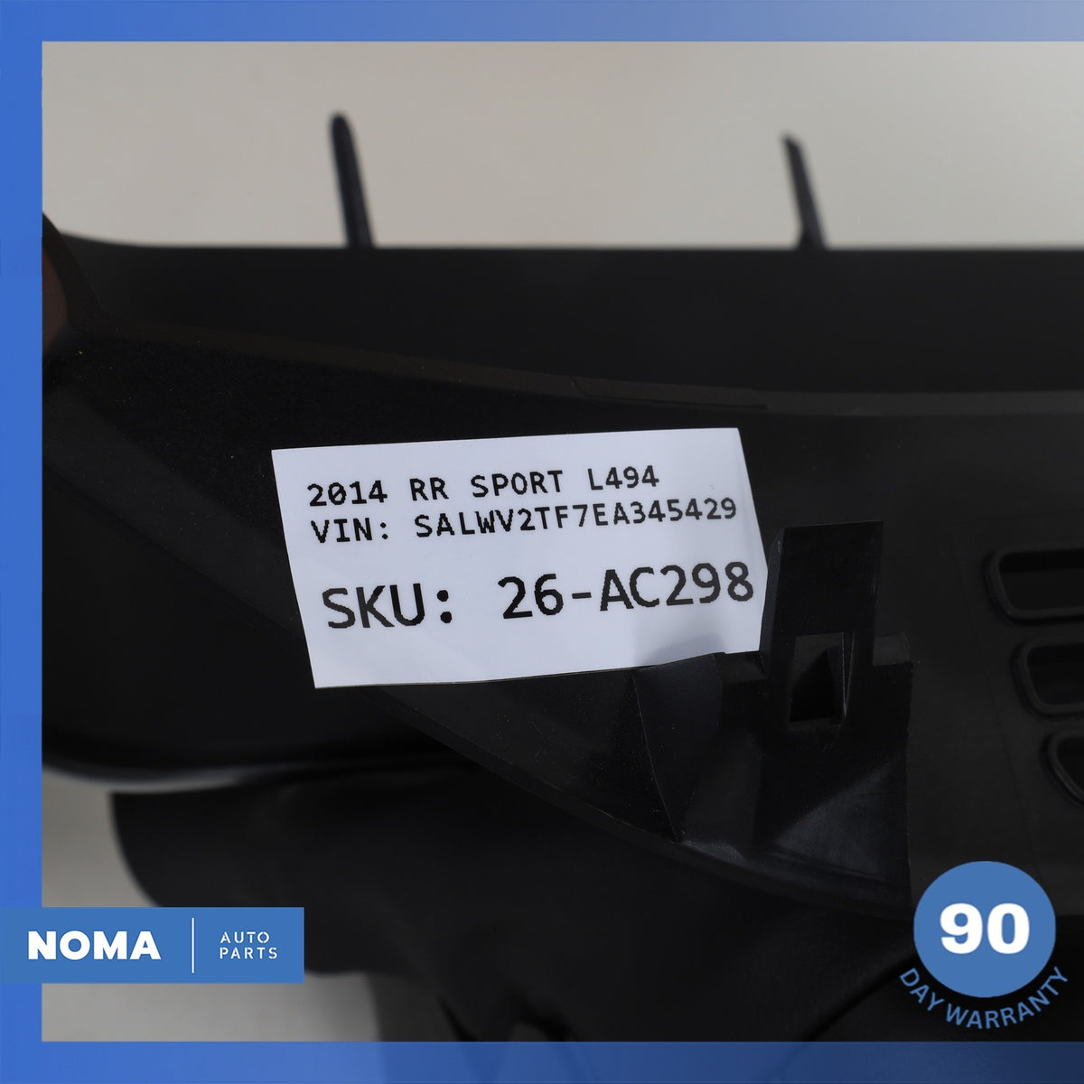 14-22 Range Rover Sport L494 Steering Column Cluster Bezel Trim Cover Black OEM - photo 19
