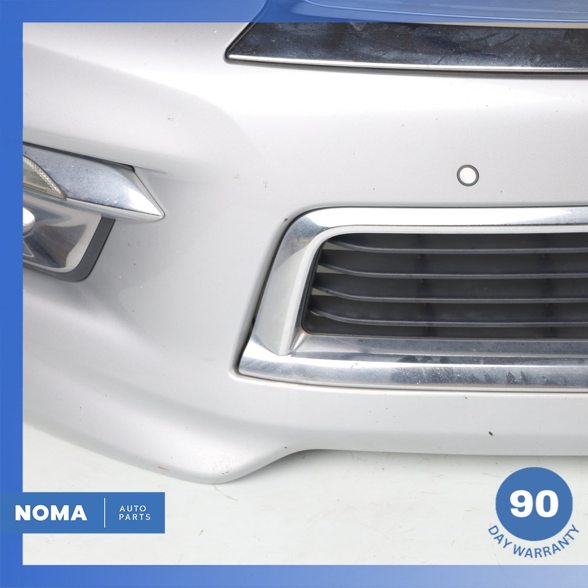 15-17 Infiniti Z62 QX80 Front Bumper Cover Panel Assembly Silver 620225ZA0H OEM - photo 11