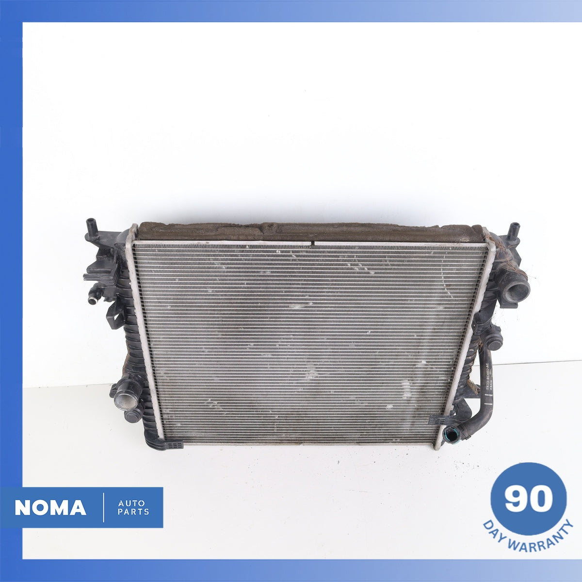 10-19 Jaguar X351 XJ XFR Radiator A/C AC Condenser Intercooler Assembly OEM - photo 11