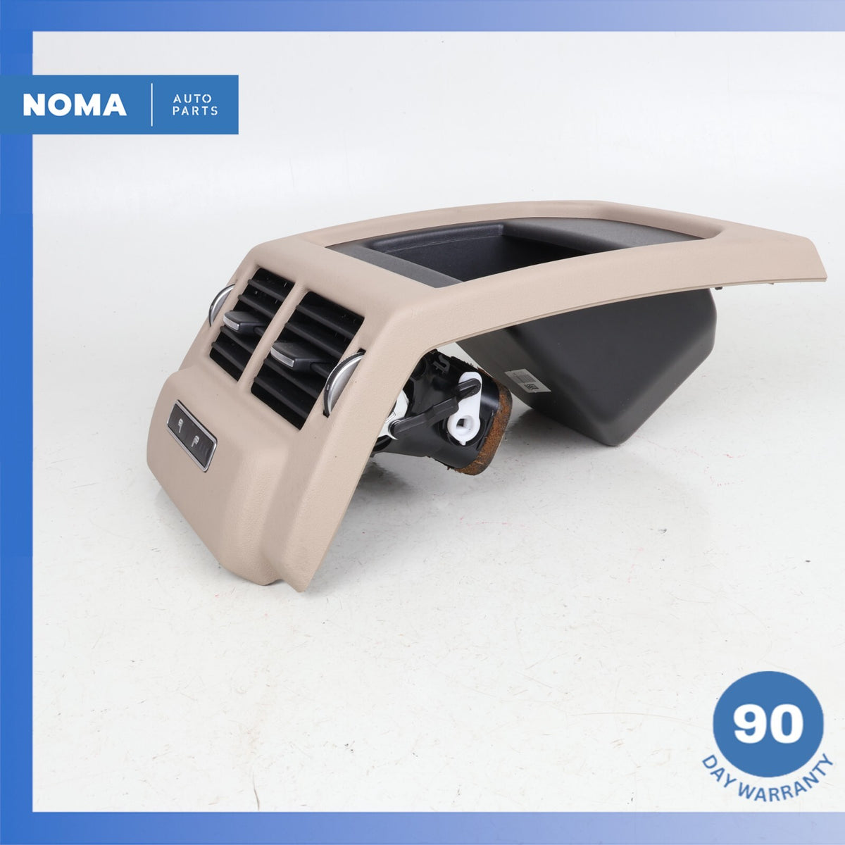 14-17 LR Range Rover Evoque L538 Rear Center Console Air Vent Trim Beige OEM - photo 7