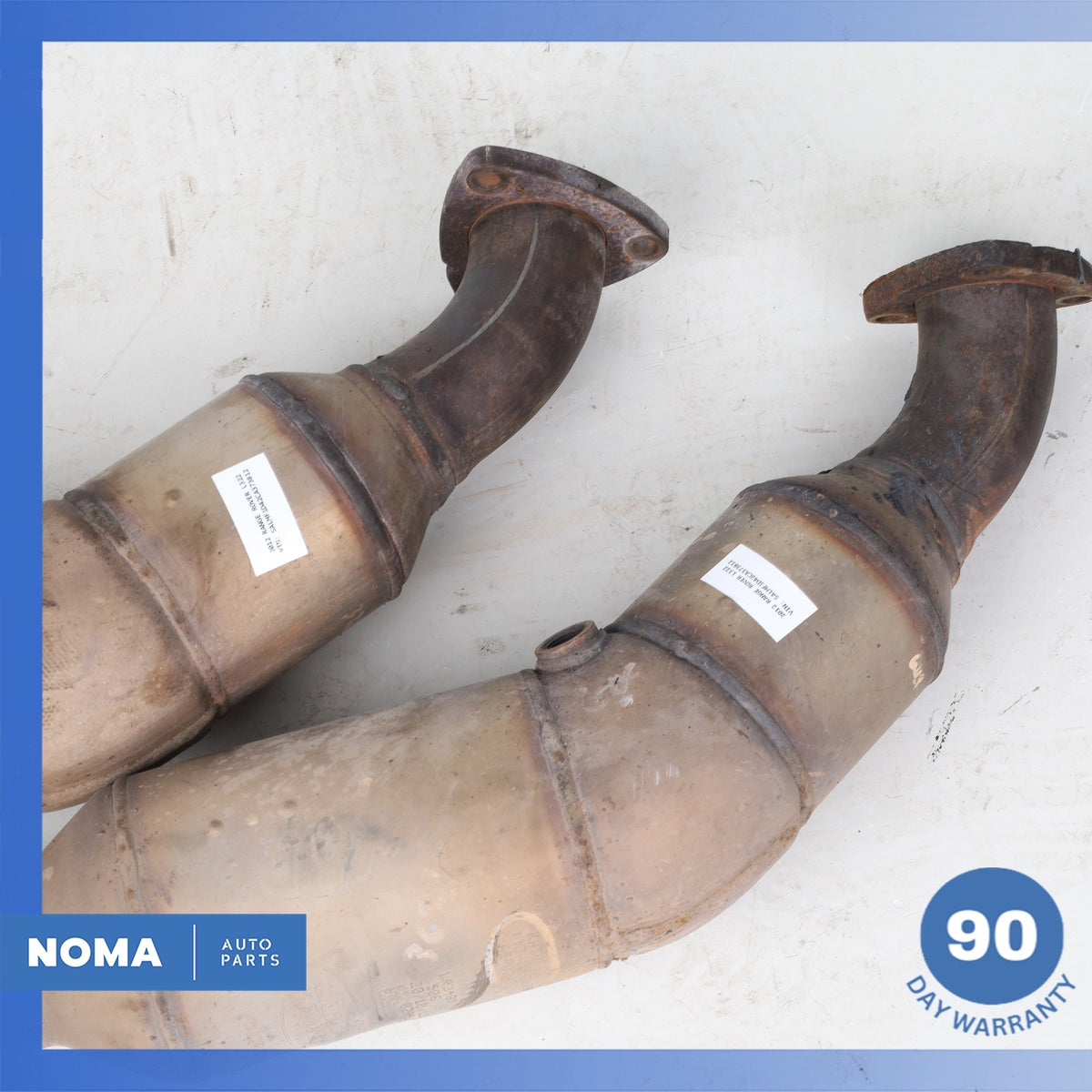 10-12 Land Rover Range Rover L322 Exhaust Downpipe Set OEM - photo 15