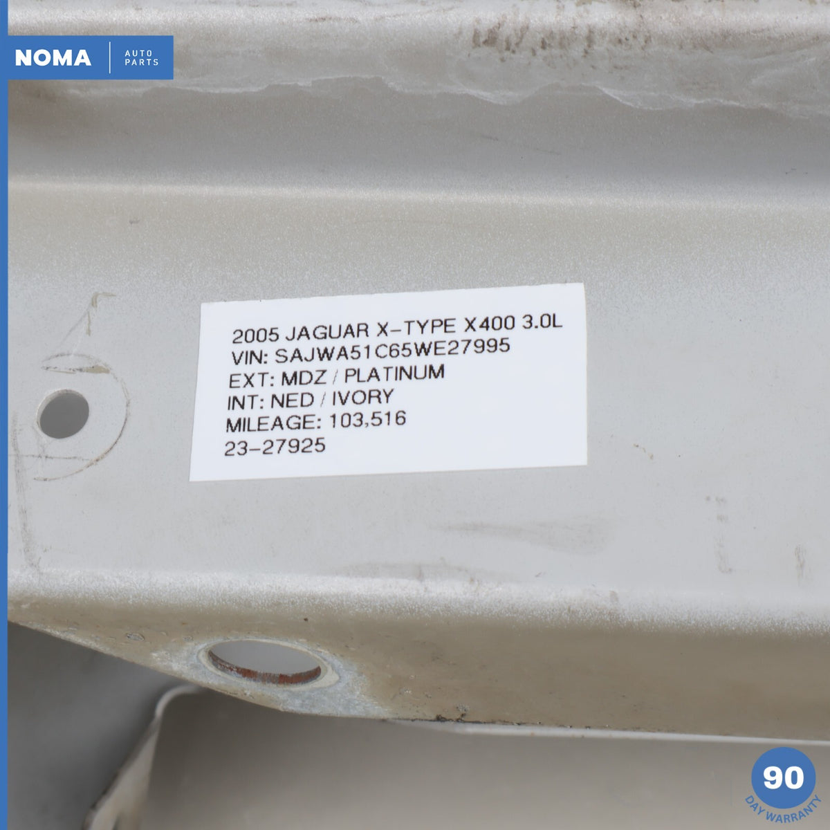 04-08 Jaguar X-Type X400 Battery Tray Mount Frame Holder 4X4310A786AD OEM - photo 18