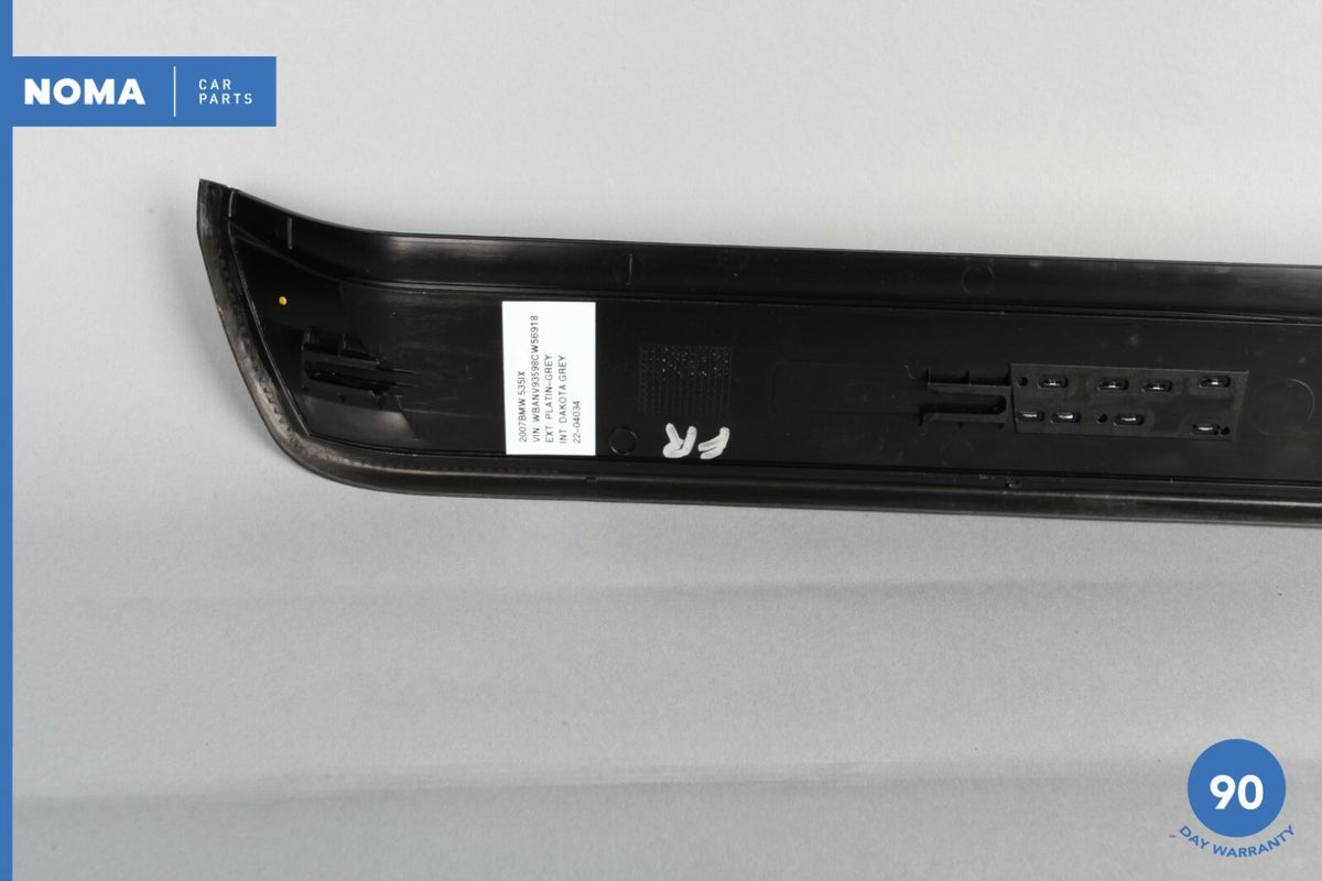 04-10 BMW 535xi E60 Front Right Passenger Side Outer Scuff Plate Panel Black OEM - photo 6