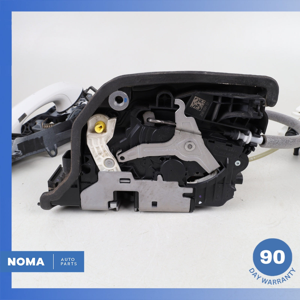 16-19 BMW G12 740i 750Li Front Left Driver Door Lock w/ Handle White OEM - photo 8