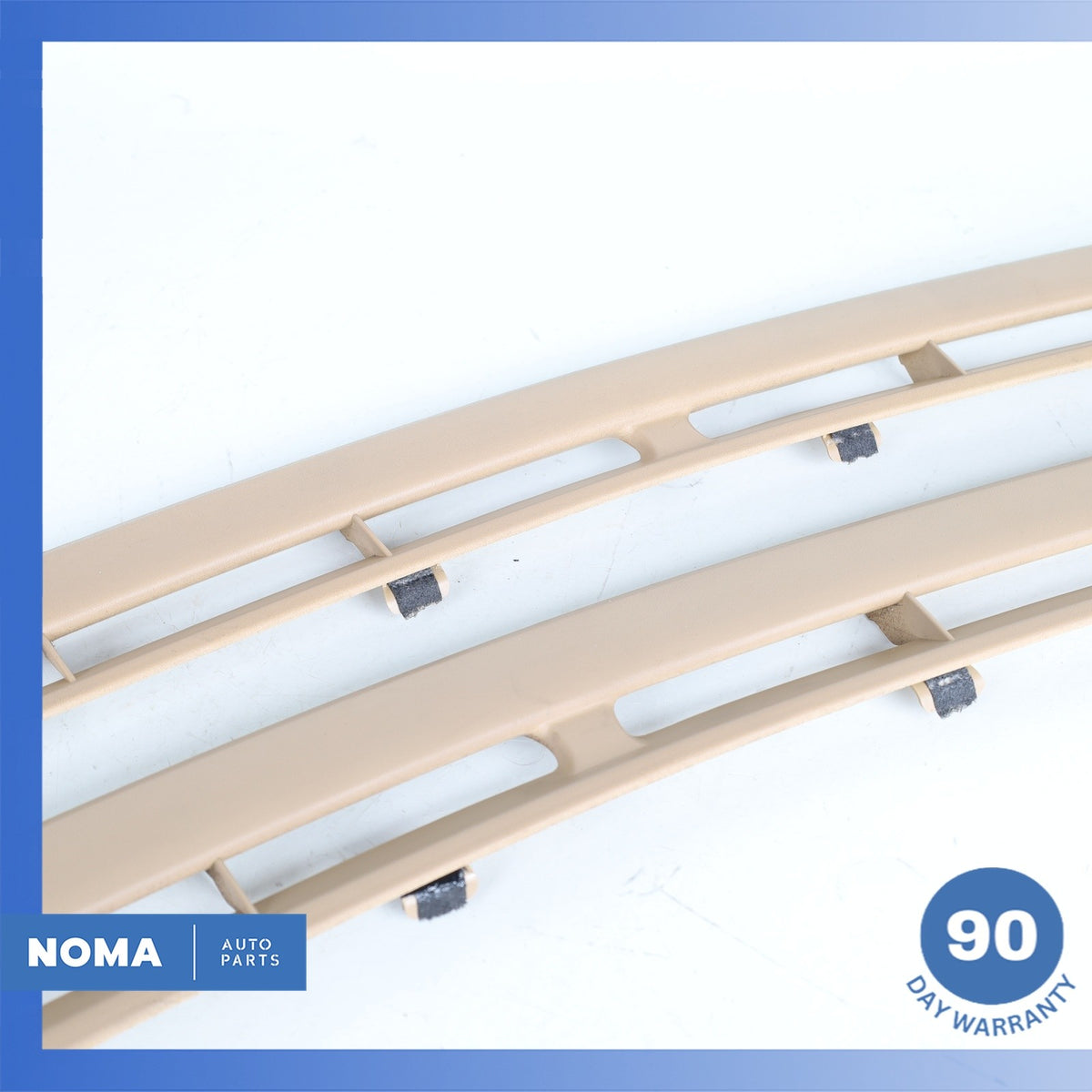 97-06 Jaguar X100 XK8 XKR Dash Windshield Air Vent Grill Grille Set Beige OEM - photo 3
