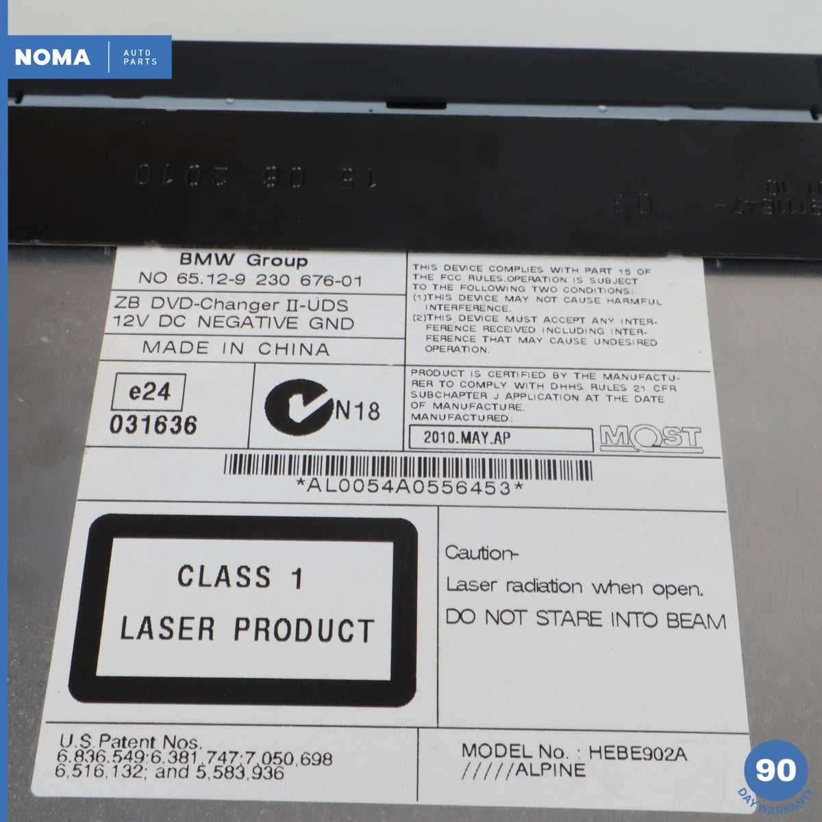 10-11 BMW 750Li F02 Disc CD DVD Player Changer Entertainment 9230676 OEM - photo 13
