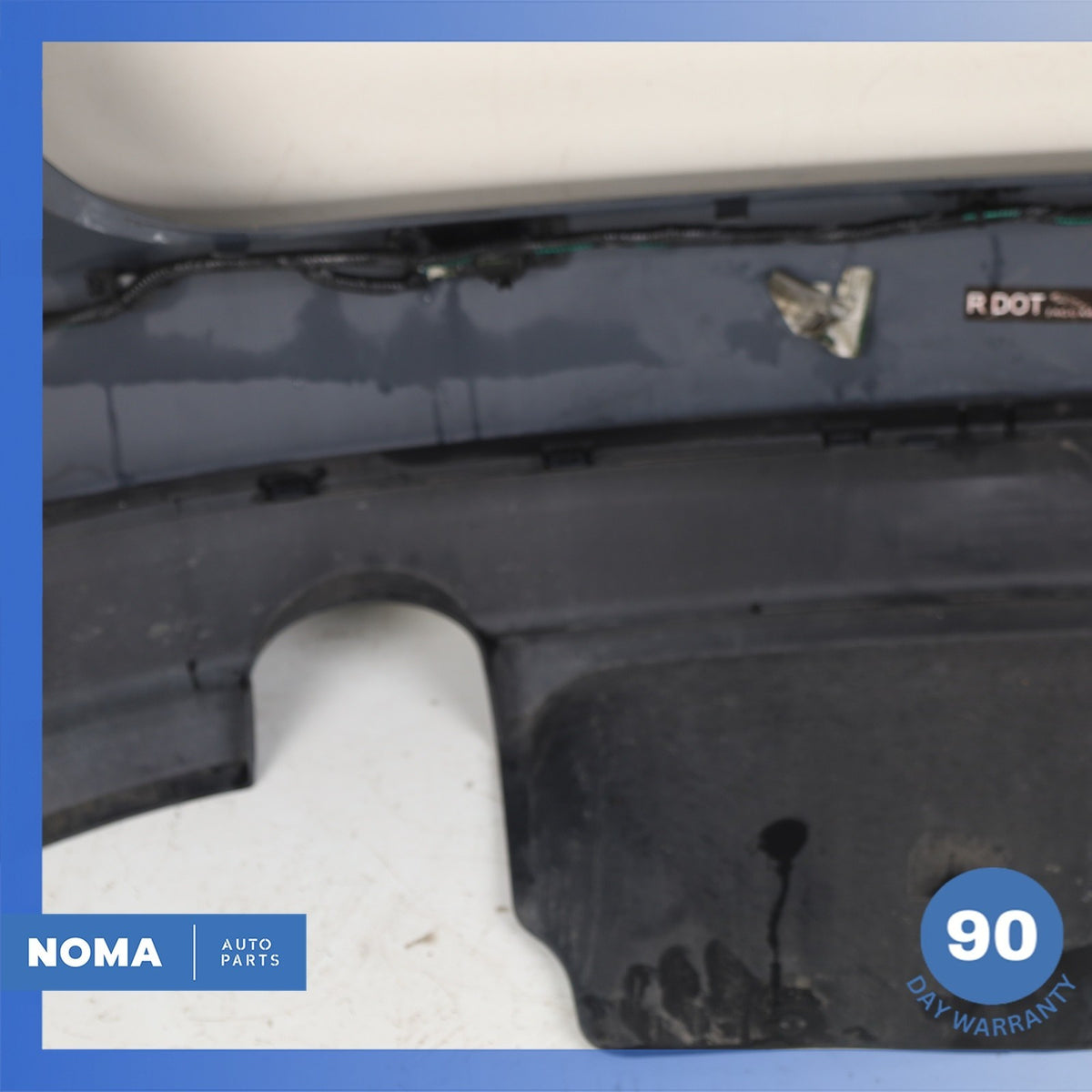 17-19 Jaguar X760 XE Rear Bumper Cover Panel Black GX7317A958BD OEM 61k - photo 18