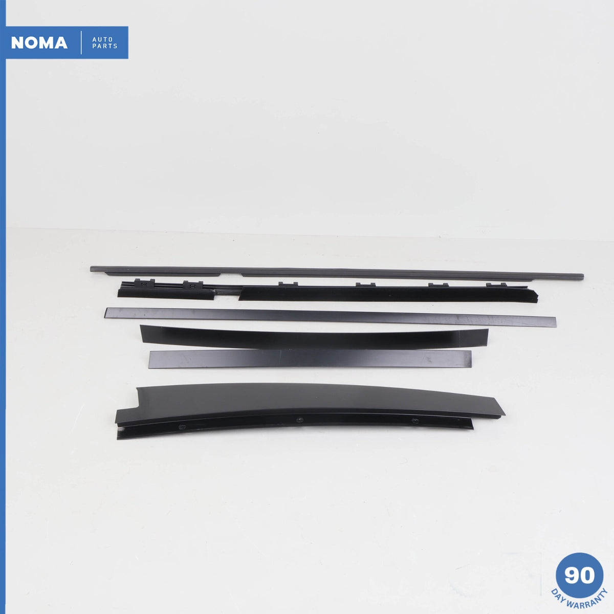 03-12 Range Rover L322 Rear Left Outer Door Window Molding Frame Set w/ Seal OEM - photo 11