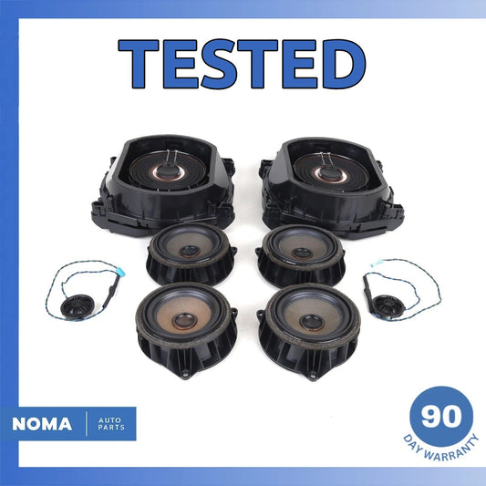 14-18 BMW F15 X5 Top Hi-Fi Interior Speaker Subwoofer Tweeter Set 9287757 OEM - photo 1