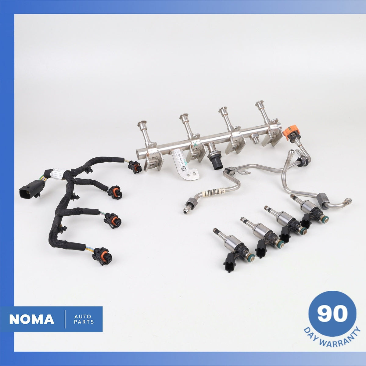Range Rover L560 Velar / XF 2.0 Engine Fuel Injector Rail w/ Injector OEM 92k - photo 14