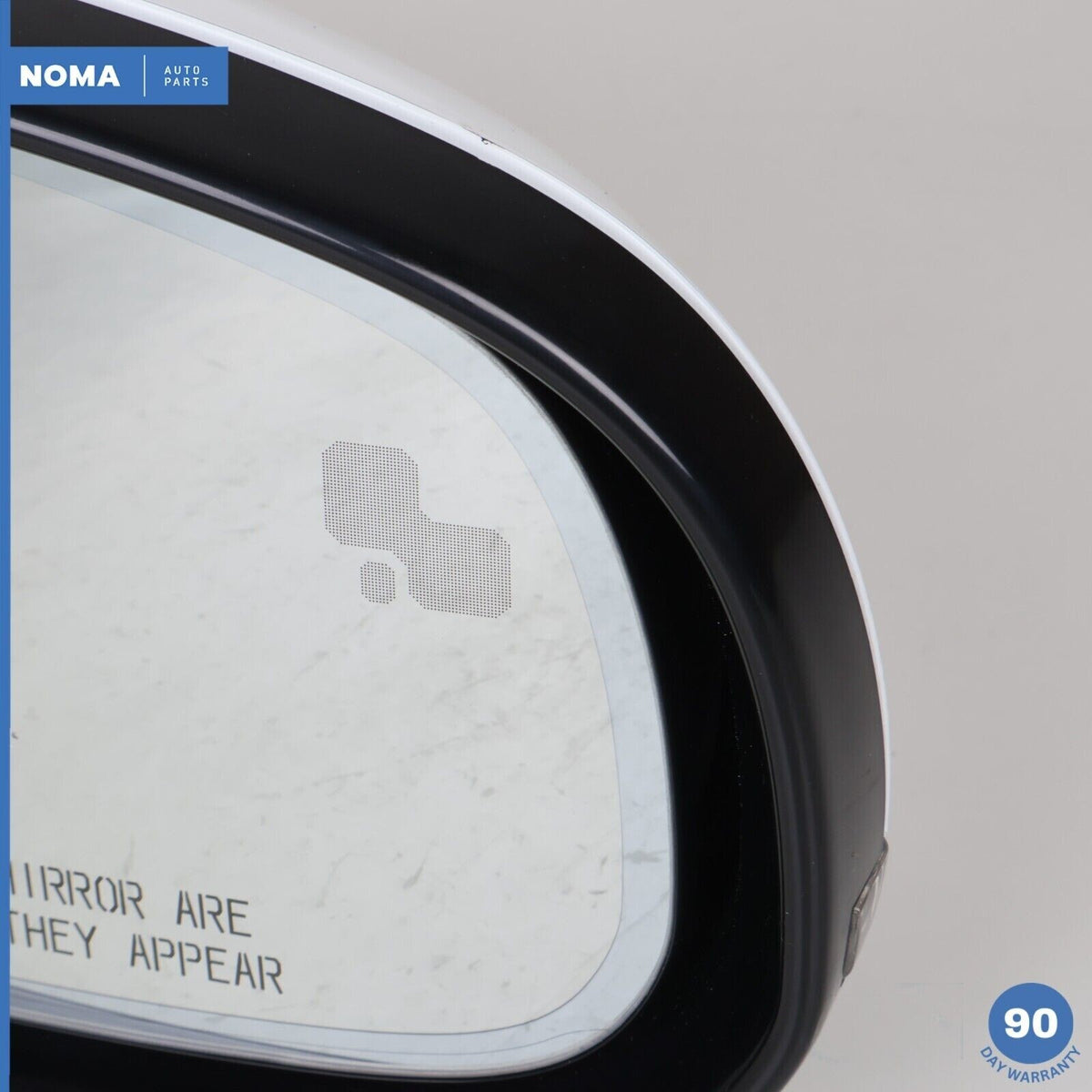 10-15 Jaguar X250 XF XFR Right Rear View Mirror Stratus w/ Blind Spot White OEM - photo 4