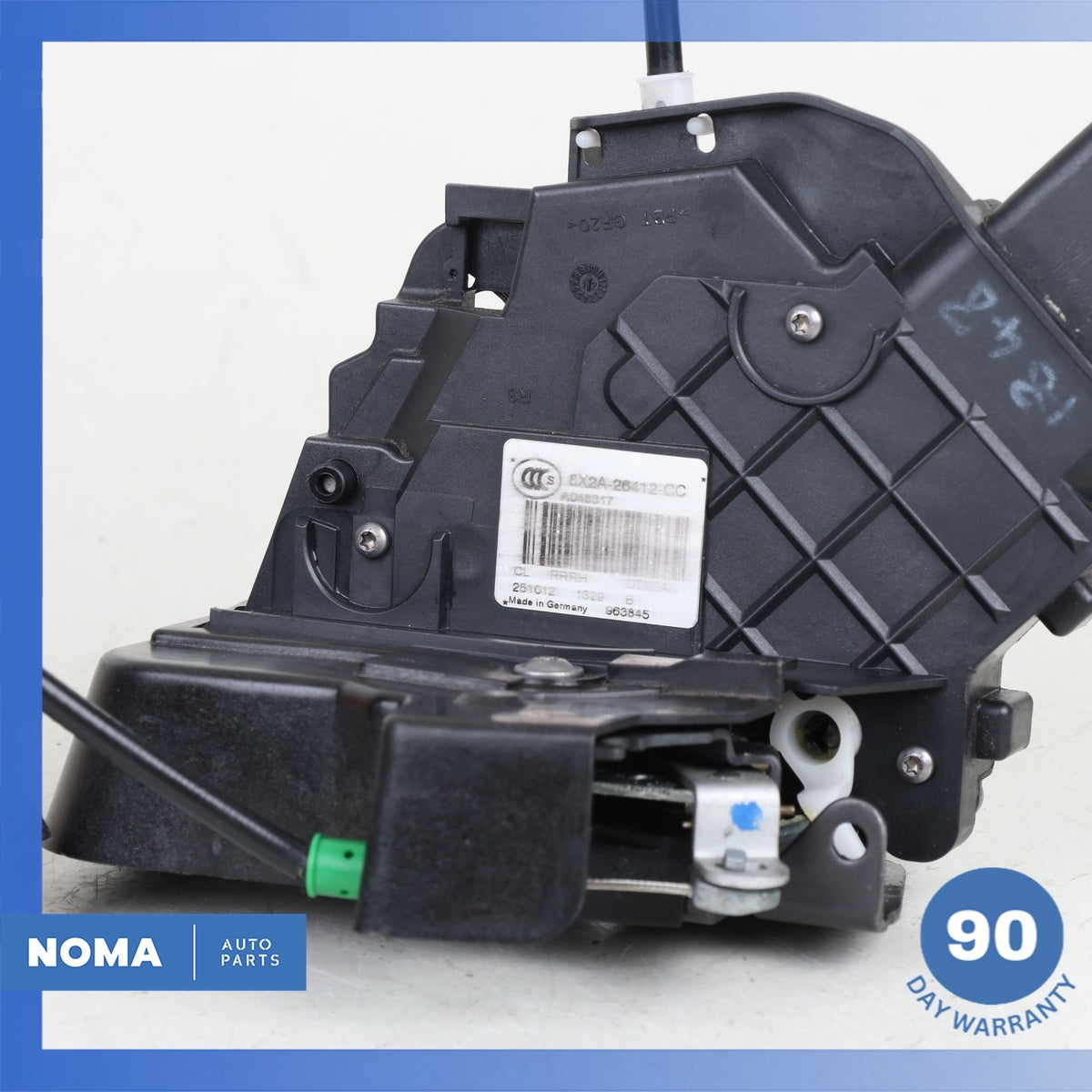 12-19 Range Rover Evoque L538 Rear Right Side Door Latch Lock w/ Bracket OEM - photo 6