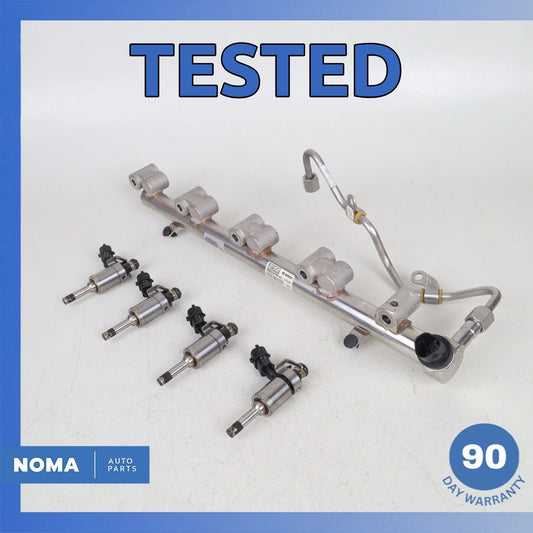 12-17 Range Rover Evoque L538 XF 2.0L Fuel Injector Rail Line w/ Injectors OEM - photo 1