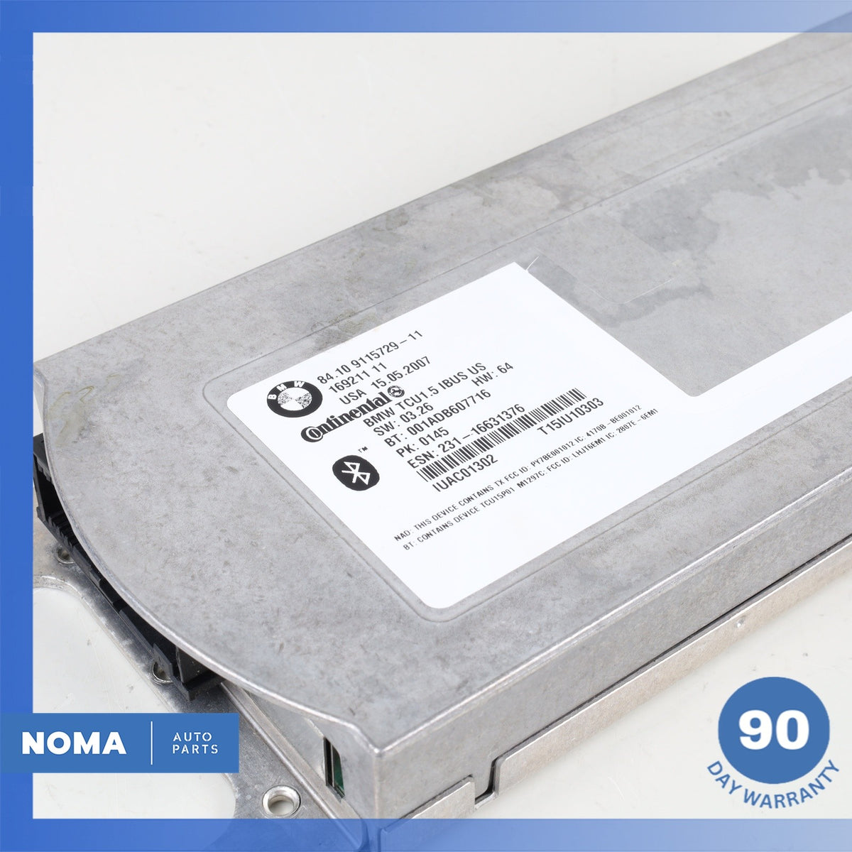 05-10 BMW E85 Z4 X5 Telematics Bluetooth Control Module 84109195455 OEM - photo 4