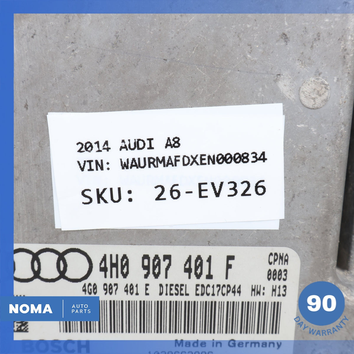 2014 Audi D4 A8 A7 3.0L TDI Diesel ECM ECU Engine Control Module Computer OEM - photo 8