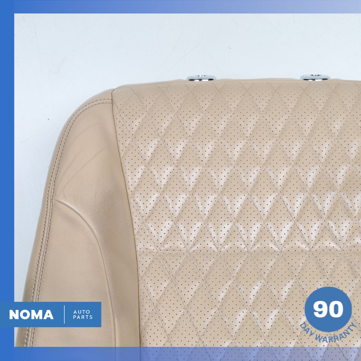 14-19 Jaguar X351 XJL XJR Front Left Driver Top Upper Seat Cushion Beige OEM - photo 5