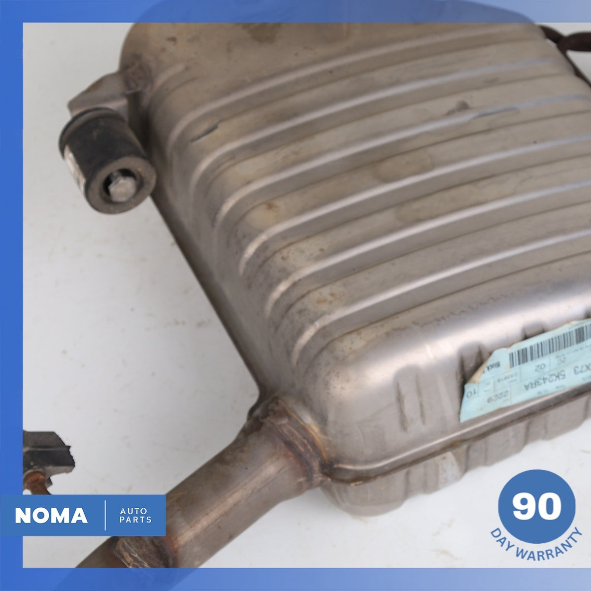 17-20 Jaguar X760 XE 2.0 Rear Left Driver Side Exhaust Silencer Muffler OEM 50k - photo 11