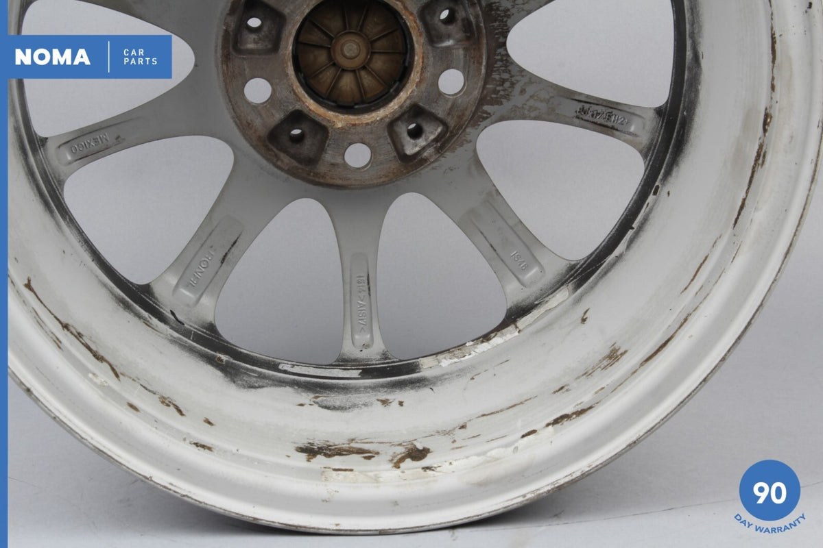 06-08 BMW Z4 E85 E86 8Jx17 R17 10 Spoke Alloy Wheel Rim w/ Logo & Sensor OEM - photo 8