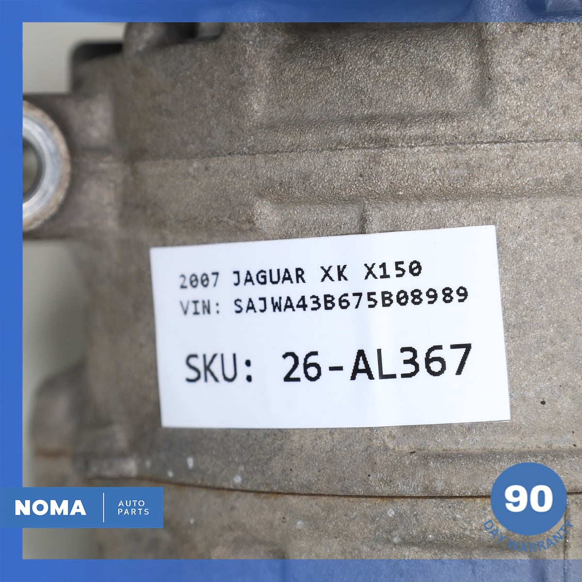 07-09 Jaguar X150 XK A/C AC Air Conditioning Compressor Clutch 6W9319D629AA OEM - photo 12