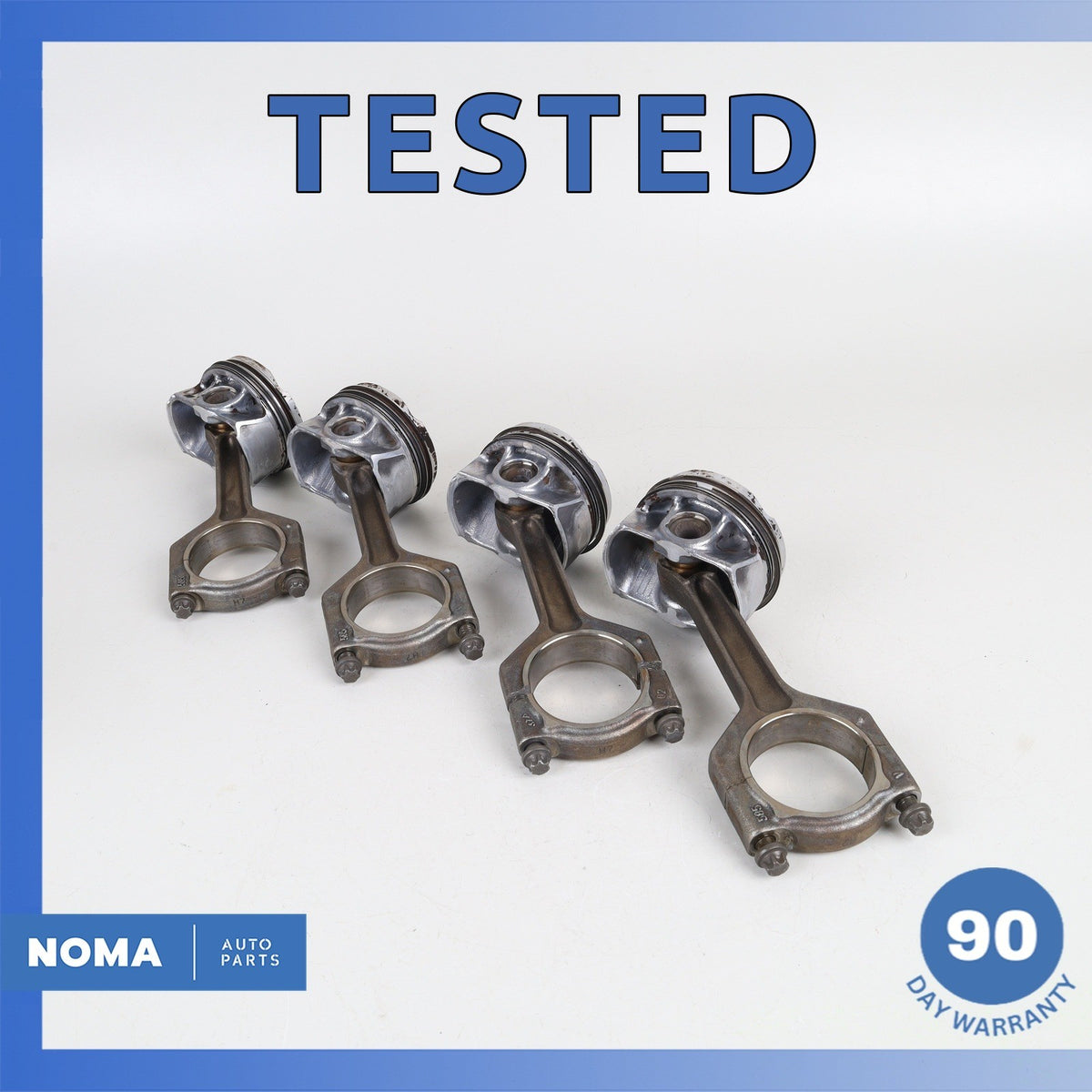 12-18 BMW F25 X3 228i 528i 2.0L N20 Engine Piston Connecting Rod Set OEM - photo 1