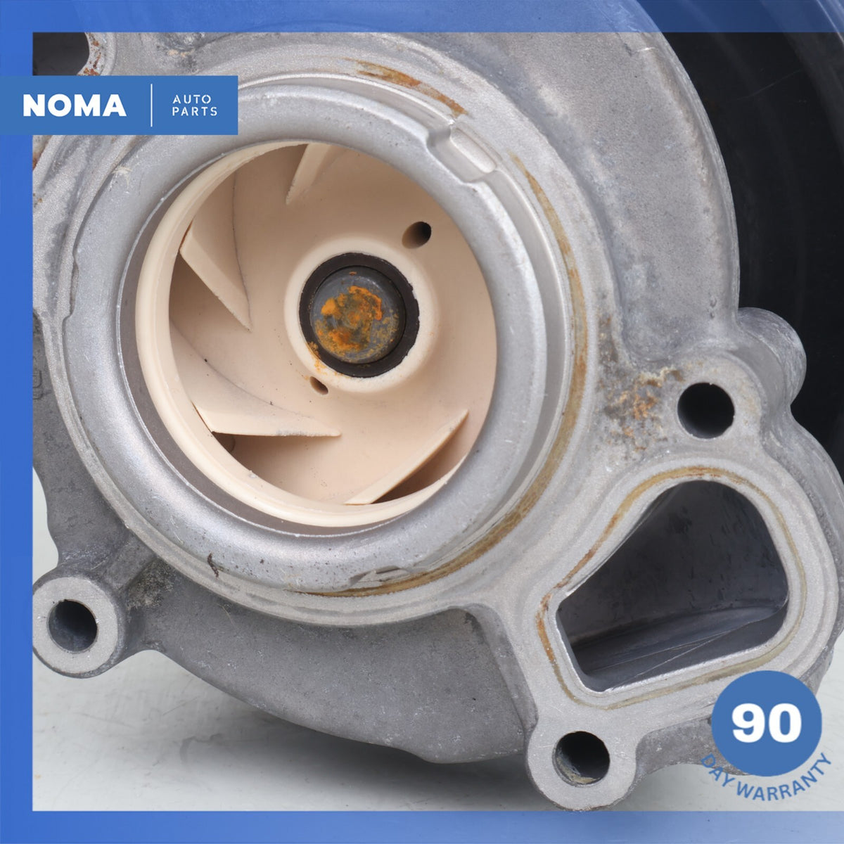 2001 Jaguar X308 XJ8 Engine Coolant Water Pump w/ Pulley 1W938509AA OEM - photo 7