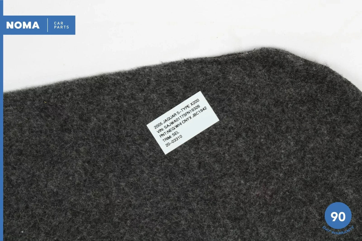 05-08 Jaguar X200 S-Type Trunk Cargo Spare Floor Carpet Cover Mat OEM - photo 9