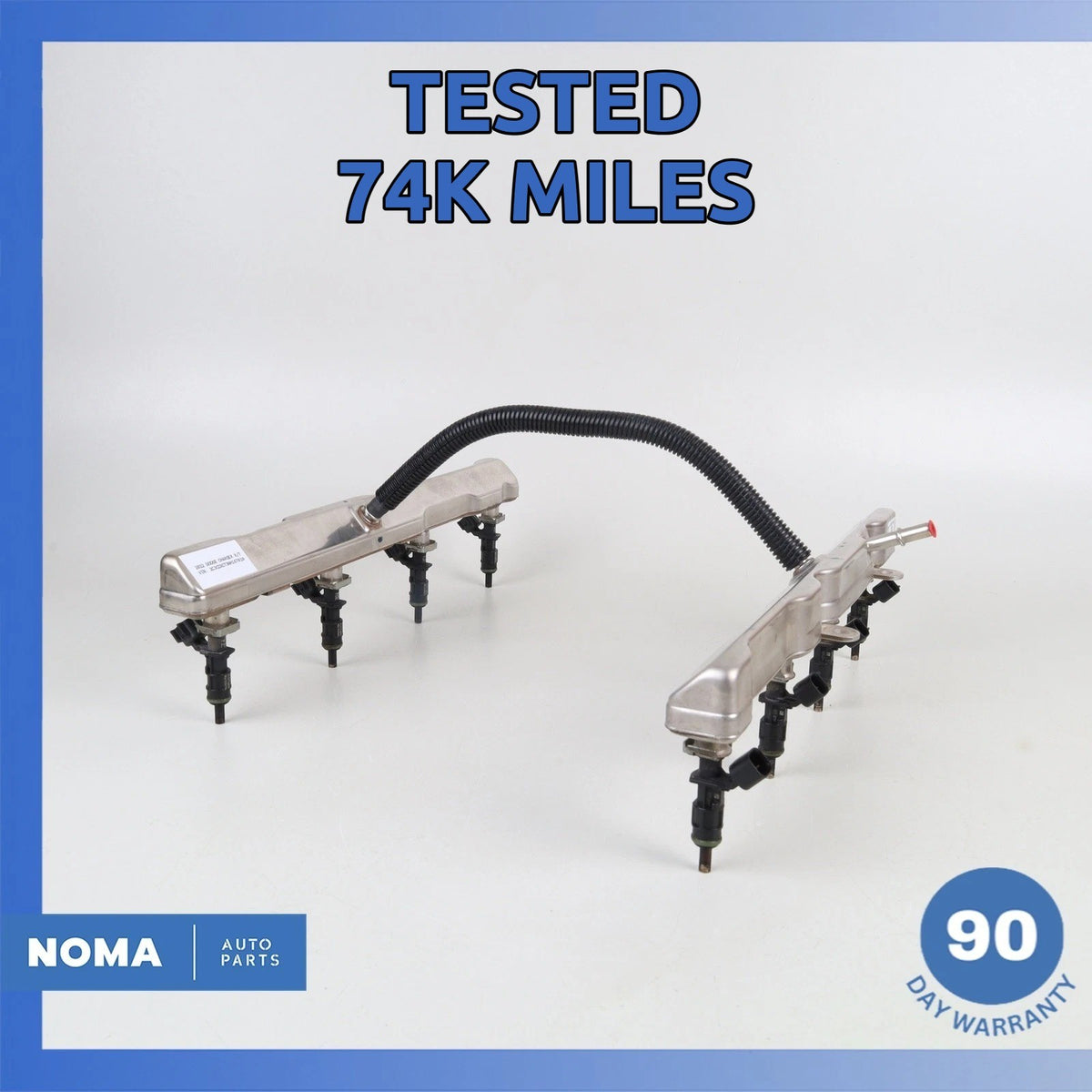 09-25 Dodge LD Charger 5.7L Fuel Gas High Pressure Rail w/ Injectors OEM 74k - photo 1