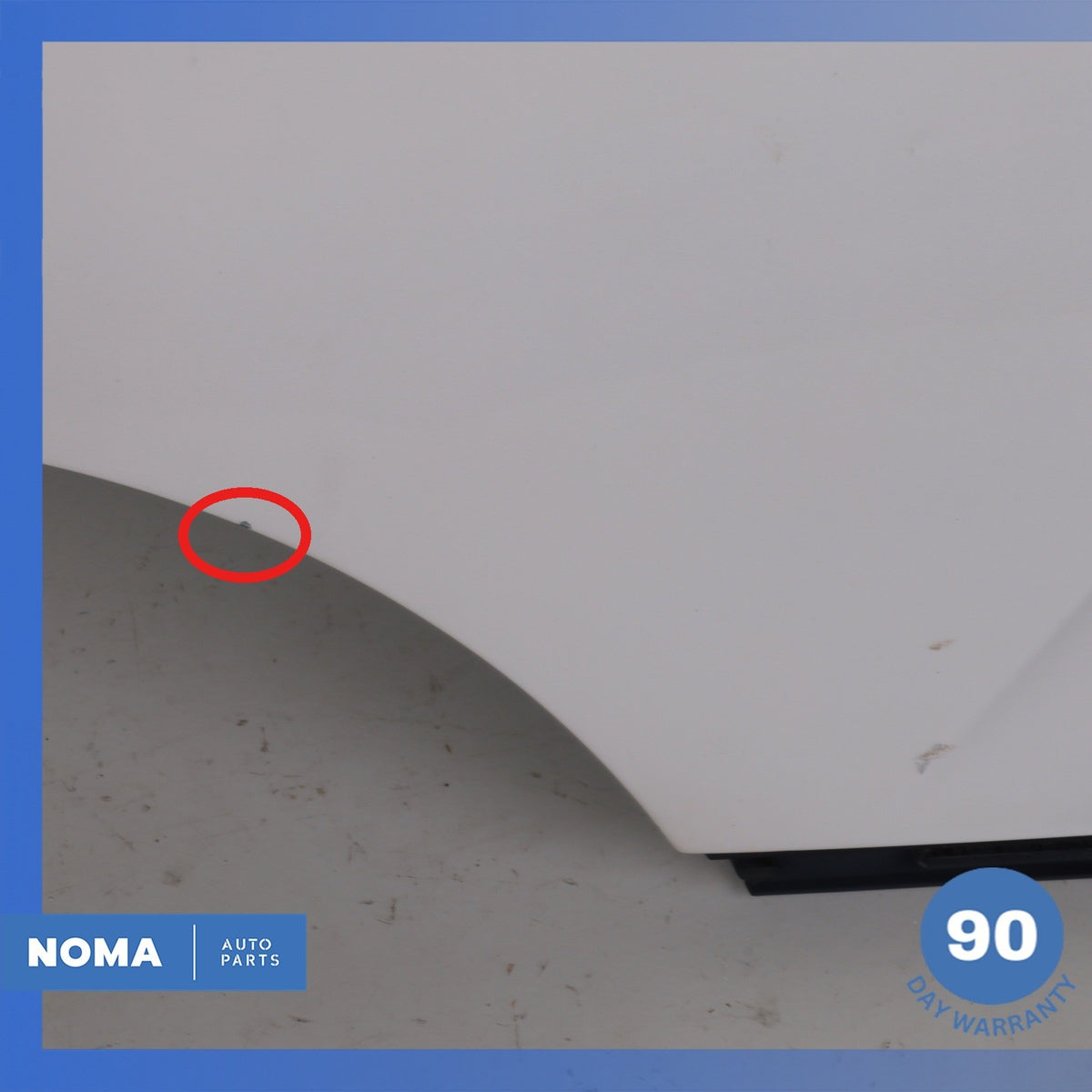 03-08 BMW E85 Z4 Front Left Fender Wing Cover Panel White OEM - photo 9