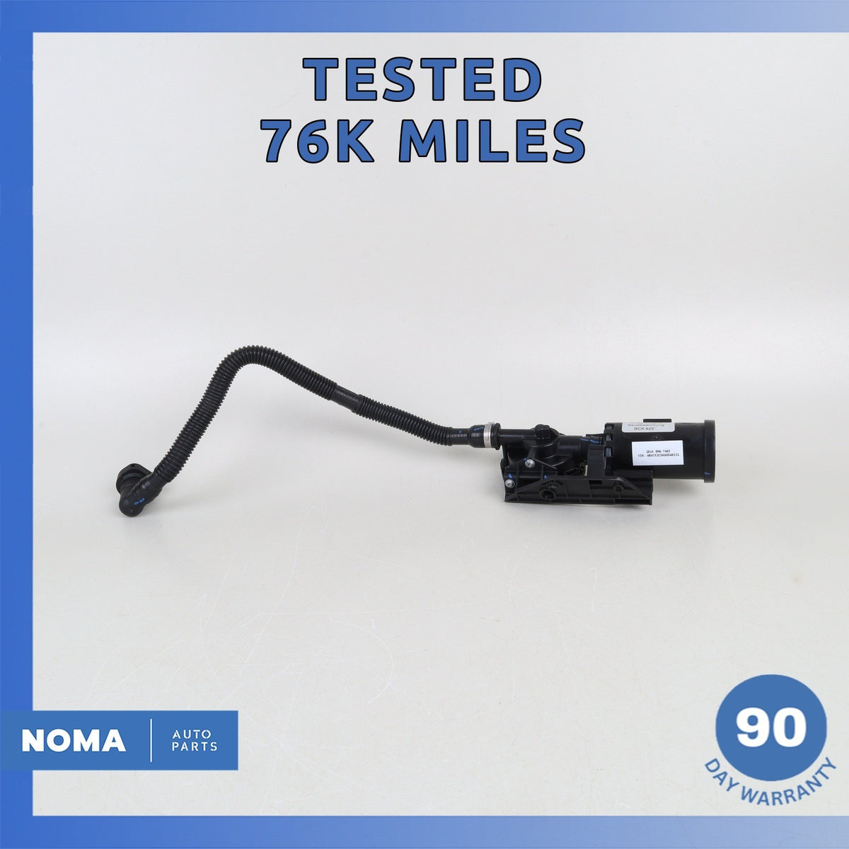 BMW G12 740i Fuel Gas Leak Detection Pump w/ Breather Hose OEM 76k - photo 1