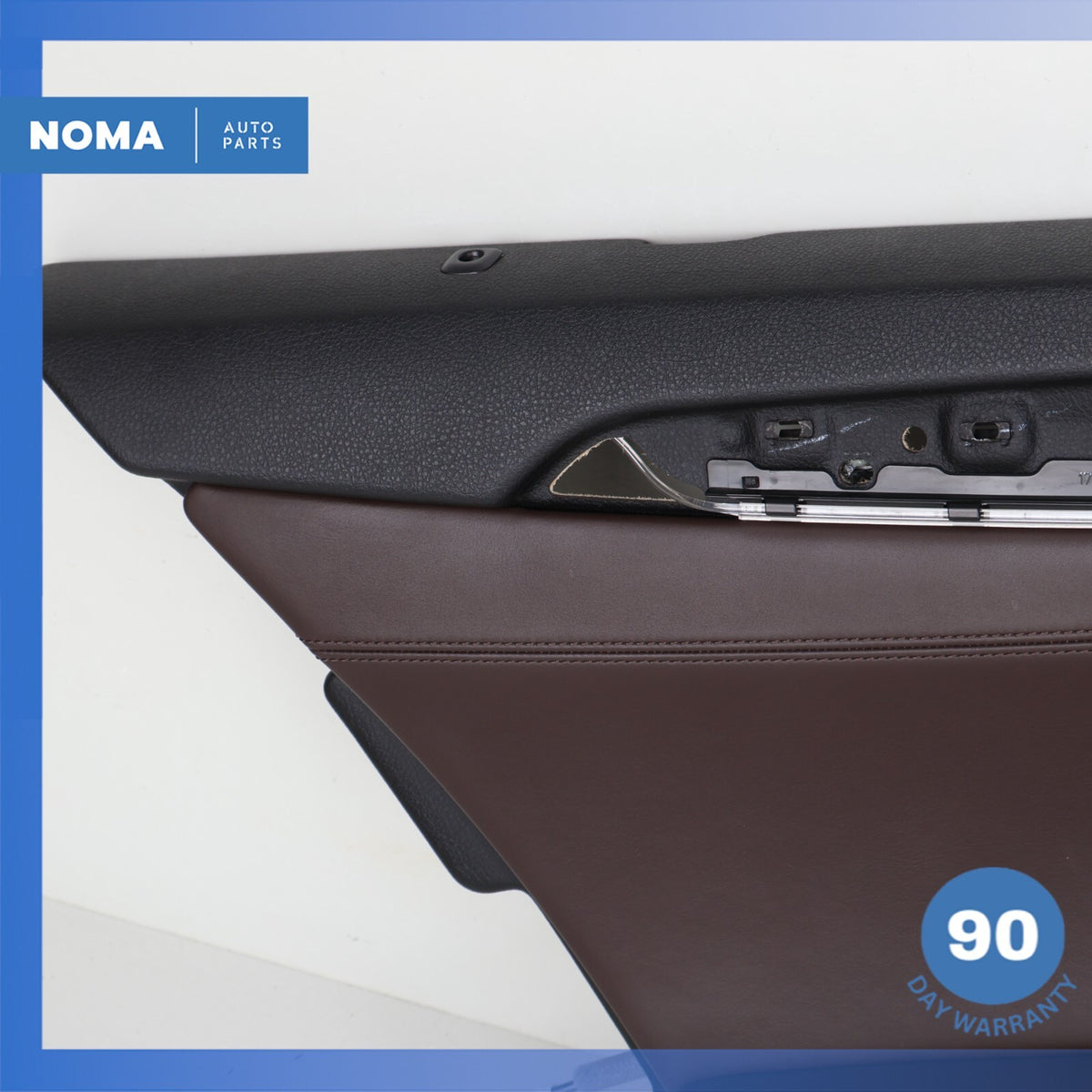 11-16 BMW F10 528i 535i Rear Left Interior Door Panel Assembly Nappa Brown OEM - photo 7