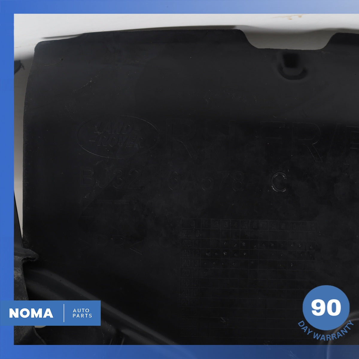 12-17 RR Evoque L538 Front Right Fender Wheelarch Splash Cover Set OEM - photo 9