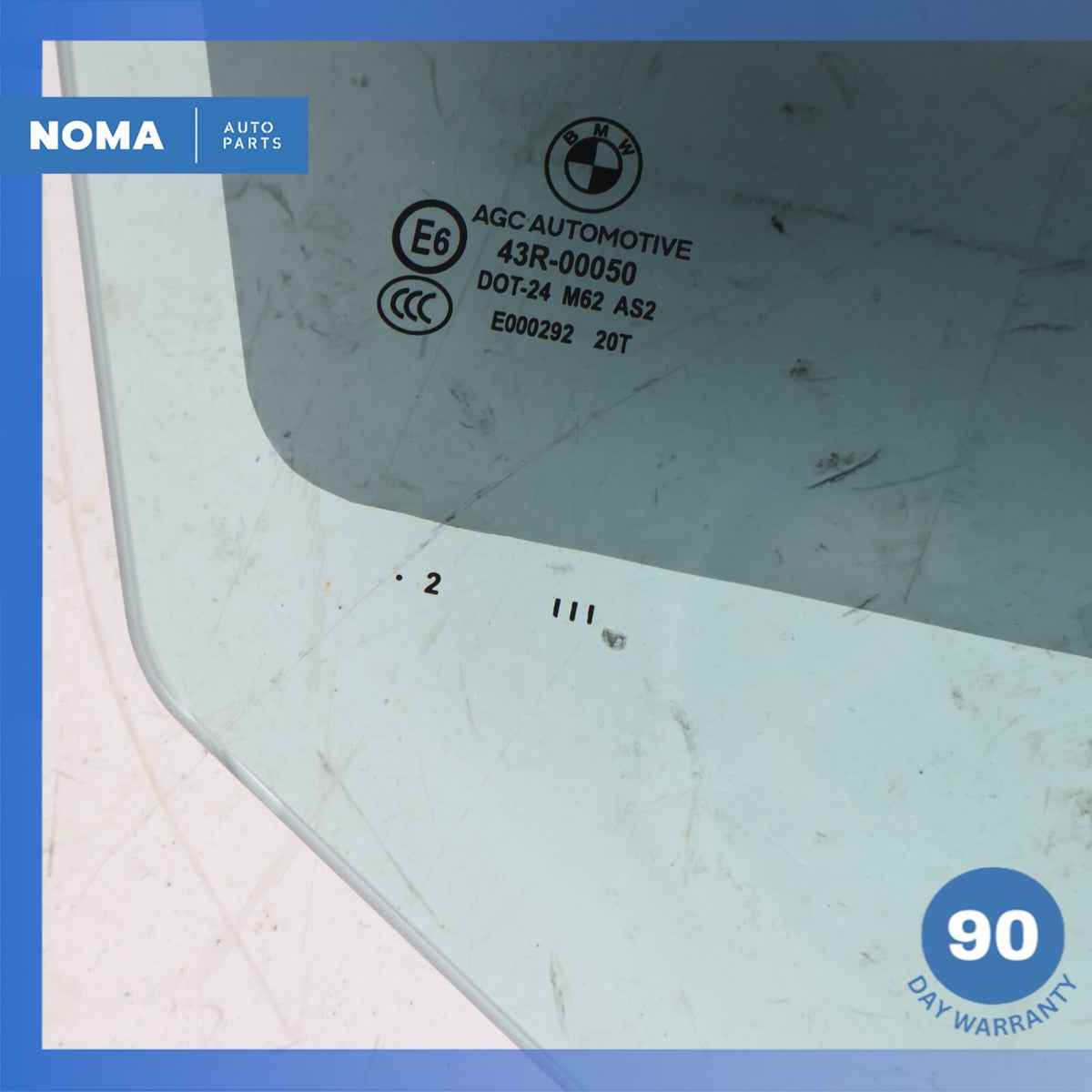 11-16 BMW F10 ActiveHybrid 5 535i 528i Front Right Side Door Window Glass OEM - photo 8