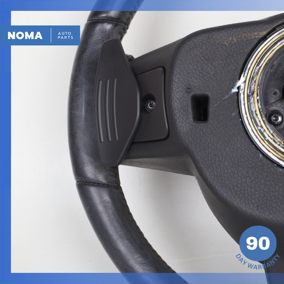 07-11 Jaguar X150 XK XF Steering Wheel w/ Paddle Shifters Black 7W833L598DA OEM - photo 20