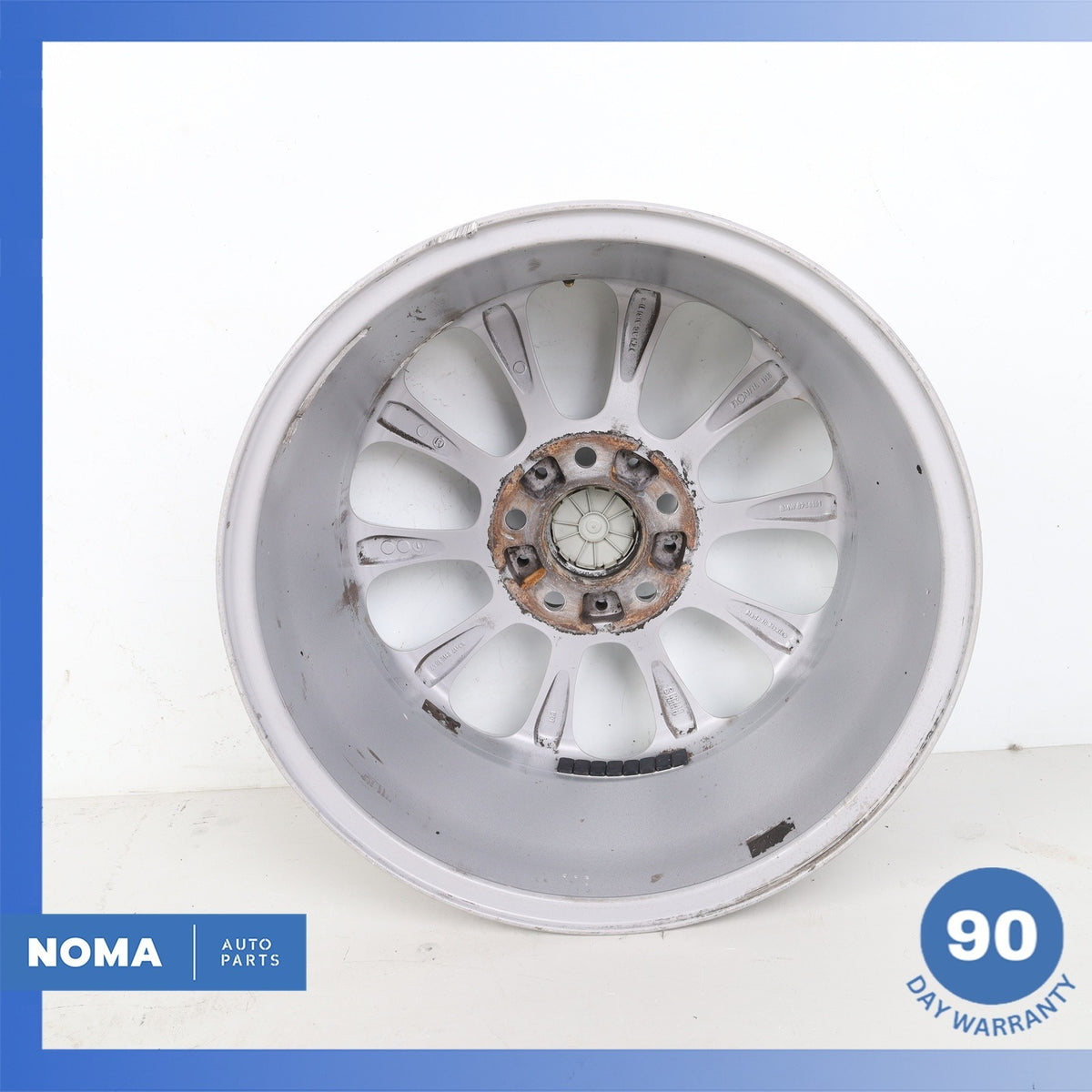 03-08 BMW E85 Z4 Style 106 8 x R17 17" Wheel Rim Silver 36116758191 OEM - photo 15