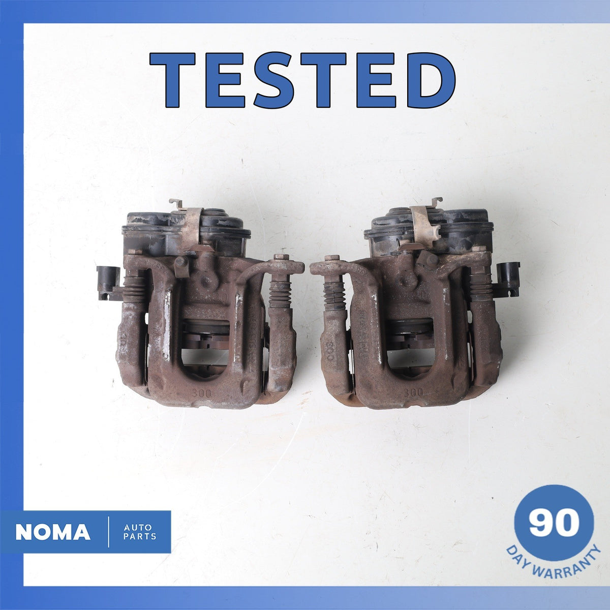 09-16 BMW E89 Z4 Rear Left & Right Side Brake Calipers w/ Actuator Set OEM - photo 1