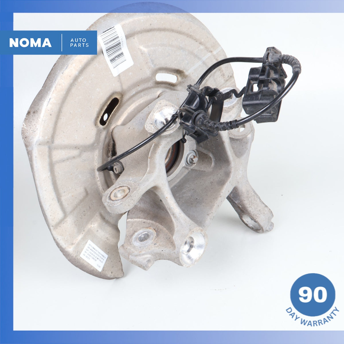 2013 BMW F10 ActiveHybrid 5 Rear Left Side Spindle Knuckle Hub w/ Shield OEM - photo 14