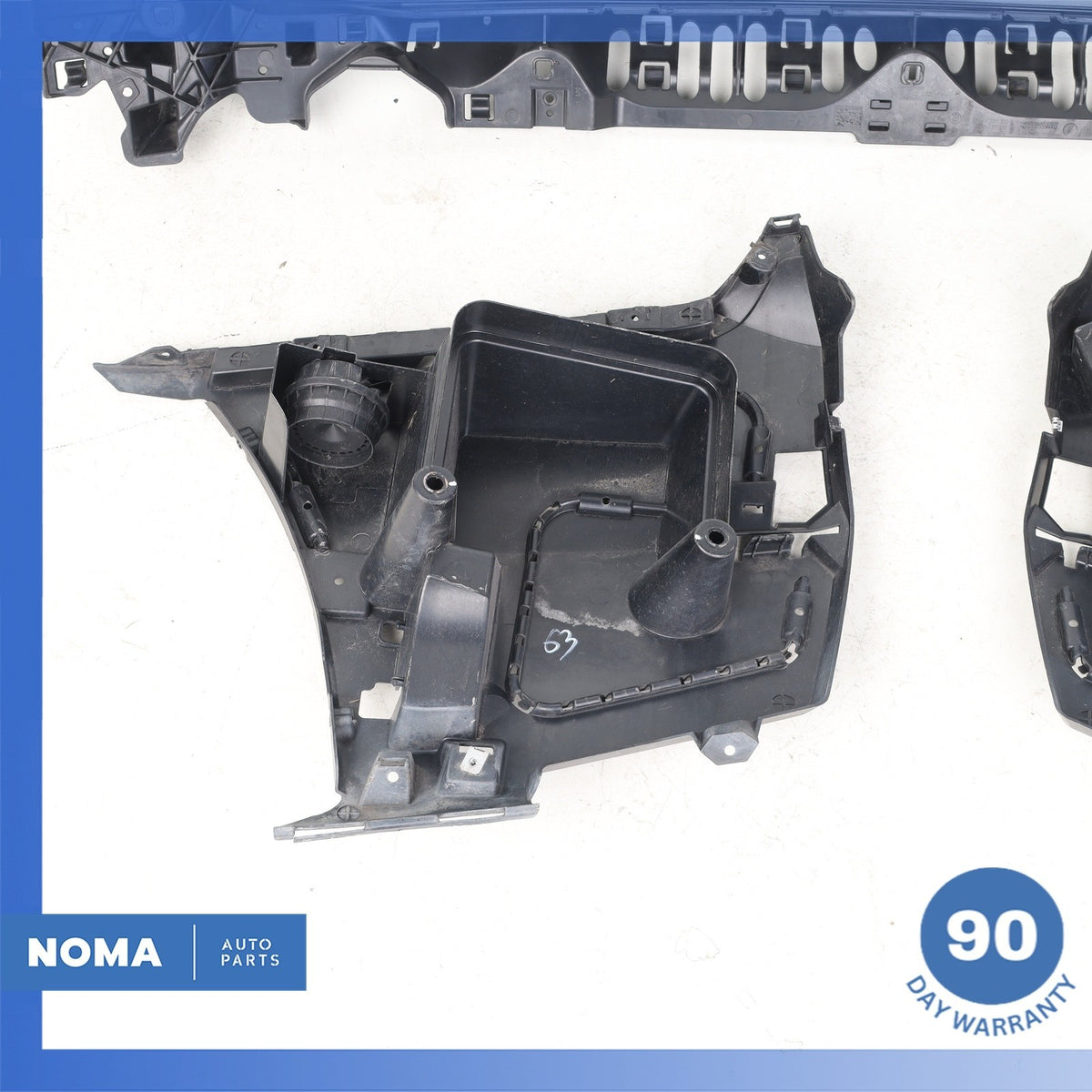 10-13 BMW F07 535i 550i GT Rear Bumper Support Mount Bracket Set OEM - photo 15