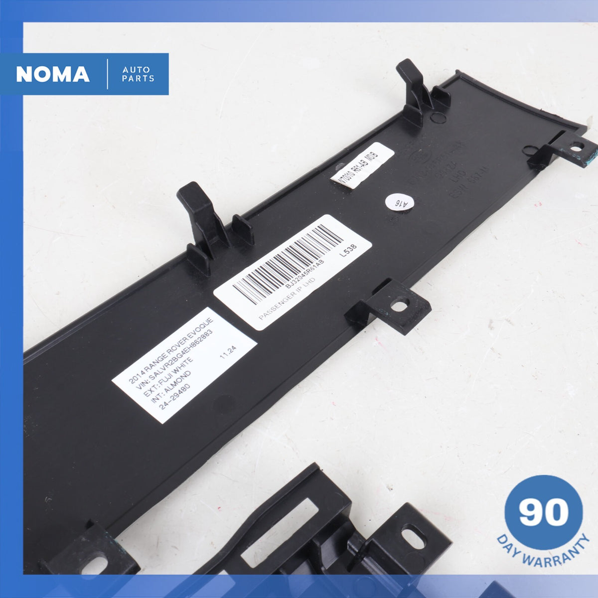 13-19 Range Rover Evoque L538 Dashboard Dash Board Right Side Trim Cover Set OEM - photo 9