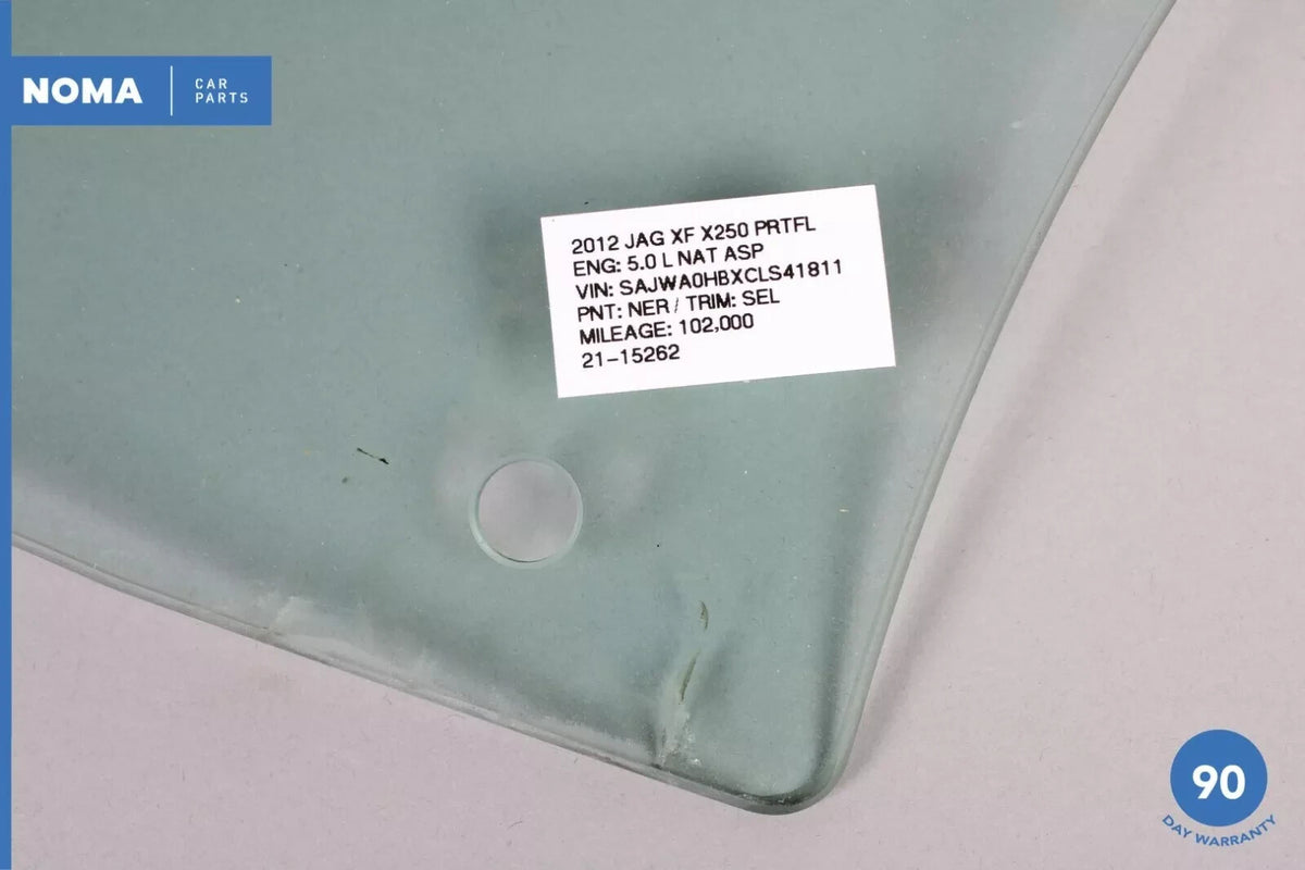 09-15 Jaguar X250 XF Front Left Driver Side Door Window Glass CX2321411AC OEM - photo 7