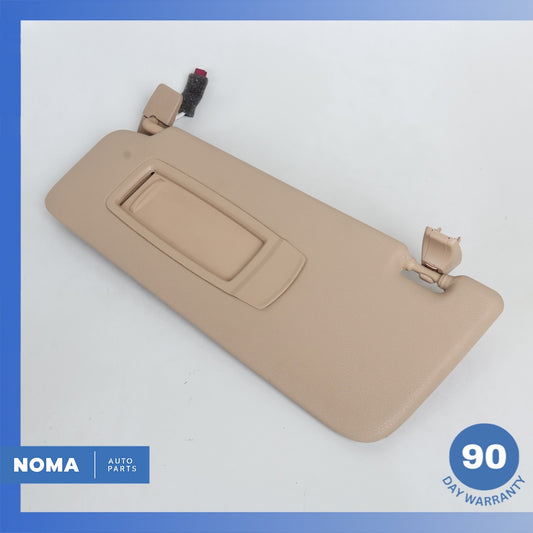 BMW F25 X3 Left Driver Side Sunvisor Sun Visor Beige OEM - photo 1